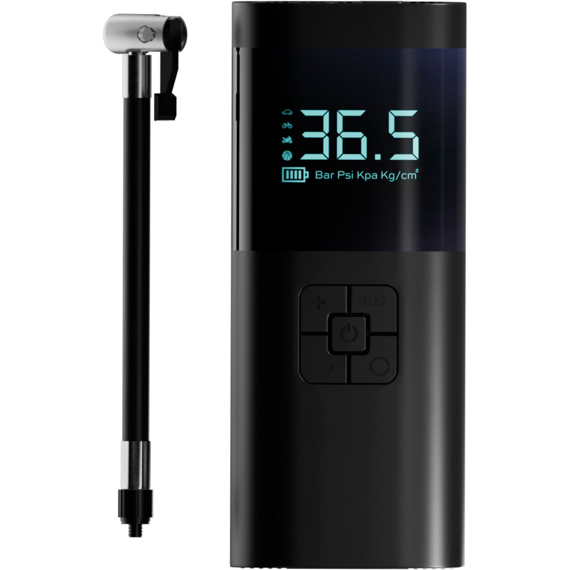 STATIK TireHero Wireless Air Pump 6000mAh Black STATIK TireHero Wireless Air Pump 6000mAh Black