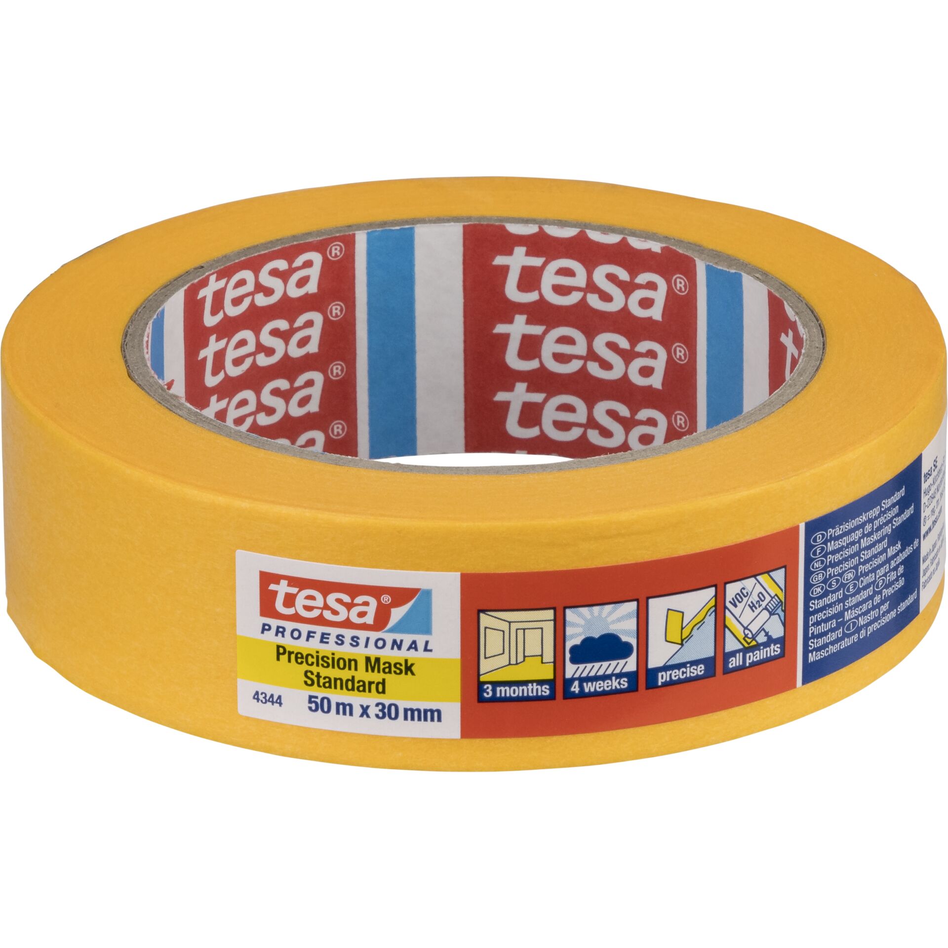 Tesa Kreppband 50m x 30mm Stand.Prec.gelb 04344 Tesa Kreppband 50m x 30mm Stand.Prec.gelb 04344