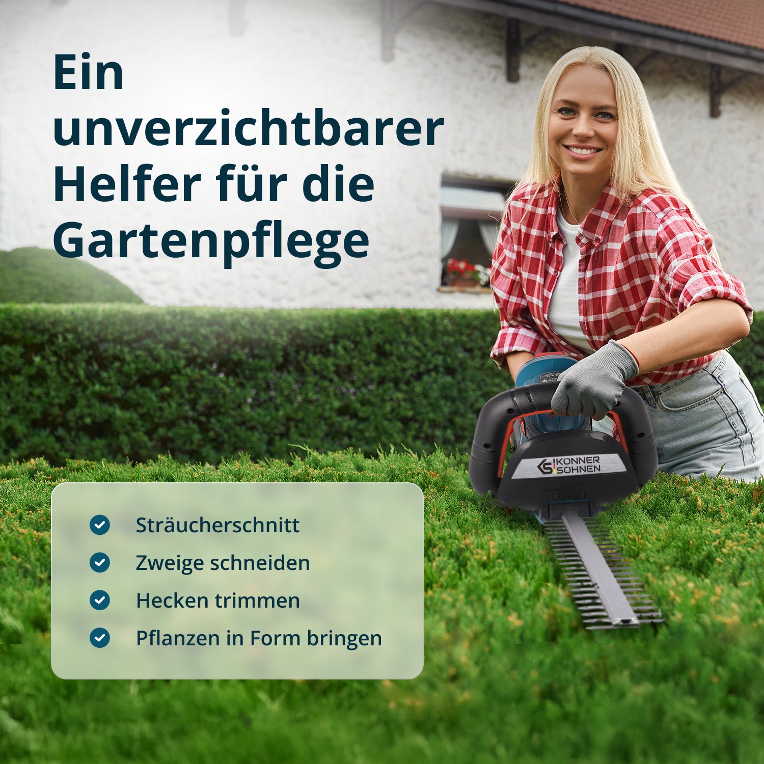 Akku-Heckenschere KS HT-20V
