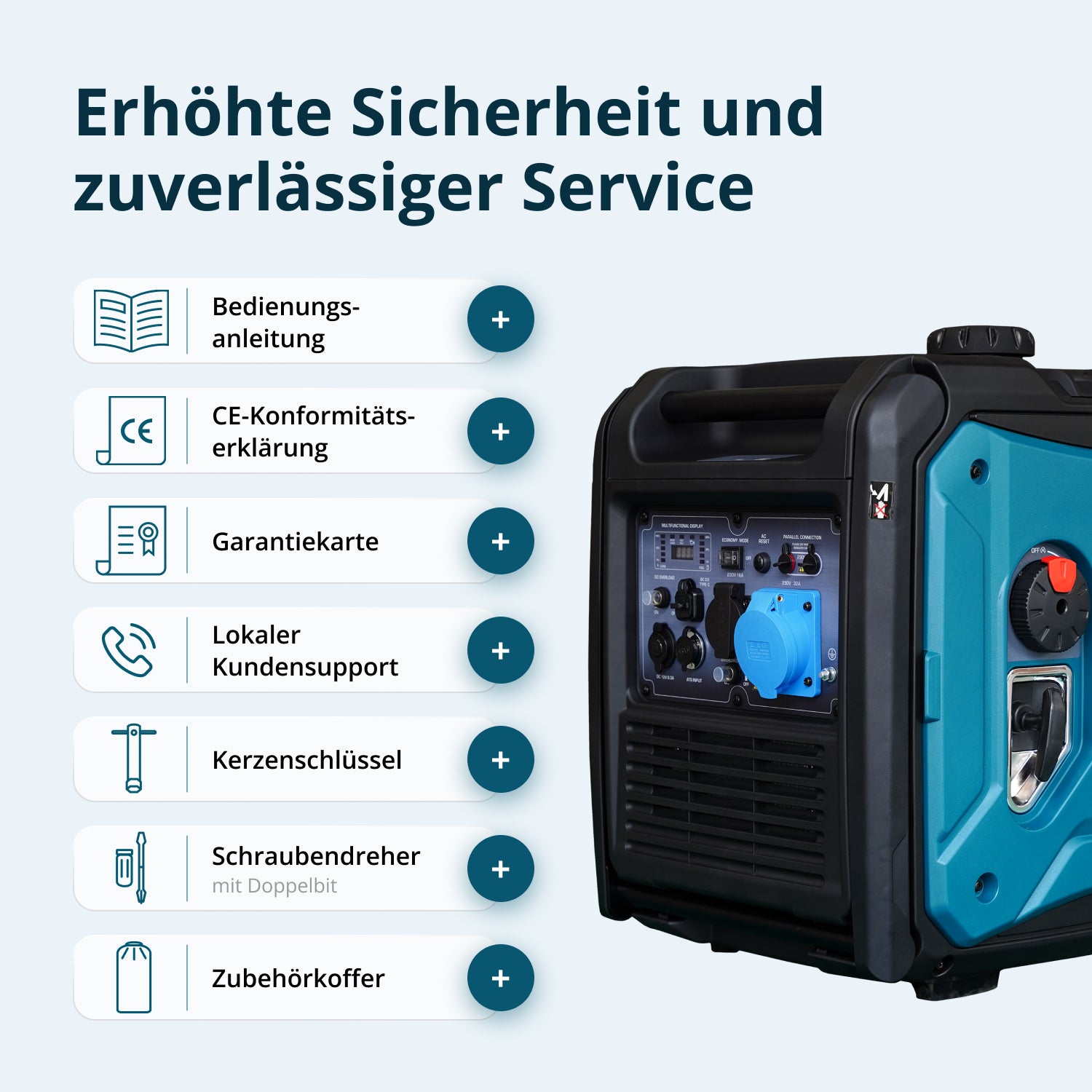 Könner & Söhnen Inverter-Generator KS 6000iE S