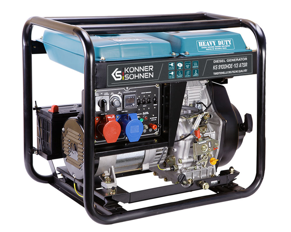 Diesel-Generator "Könner & Söhnen" KS 9100HDE-1/3 ATSR (EURO V)