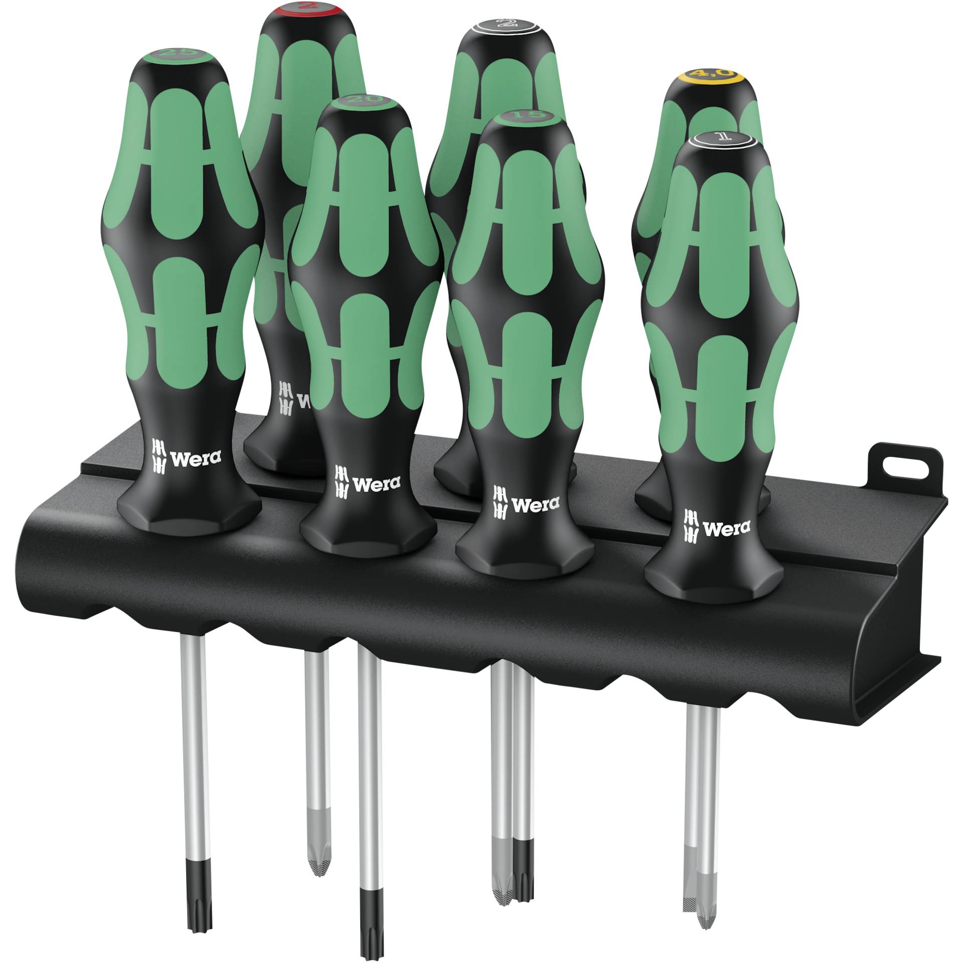 Wera 335/350/367/7 Rack Schraubendrehersatz Kraftform Wera 335/350/367/7 Rack Schraubendrehersatz Kraftform