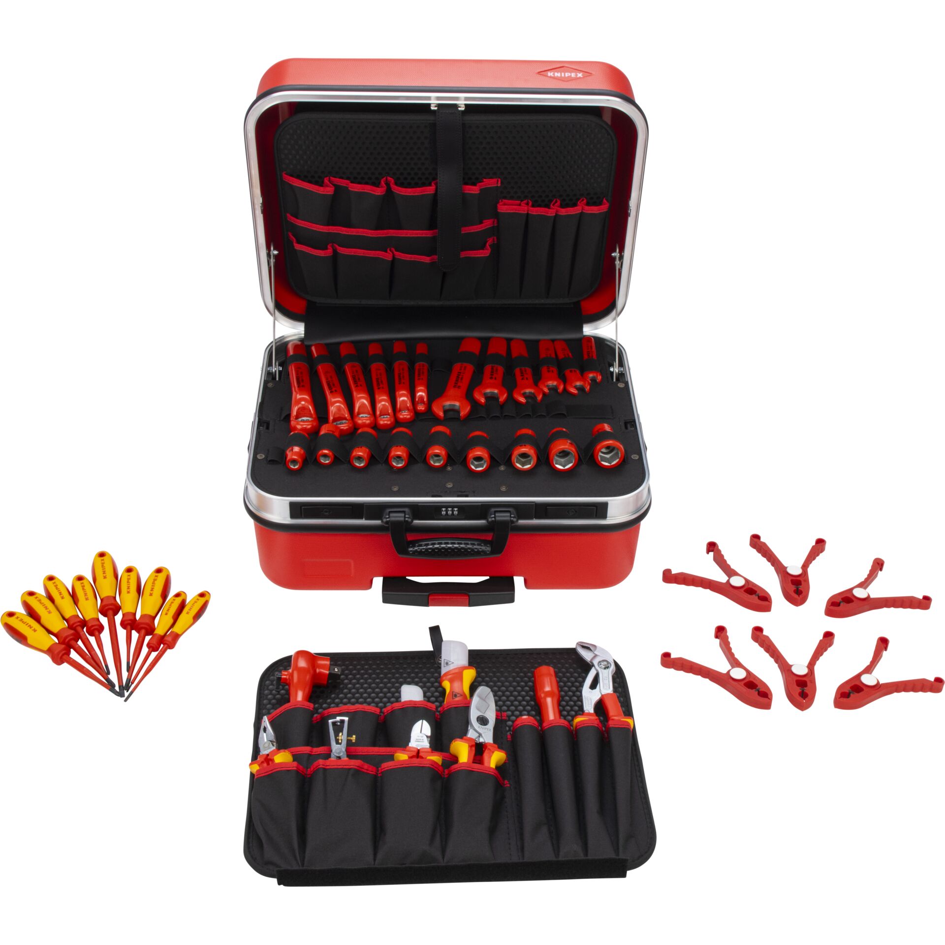KNIPEX Werkzeugkoffer BIG Twin Move RED best KNIPEX Werkzeugkoffer BIG Twin Move RED best