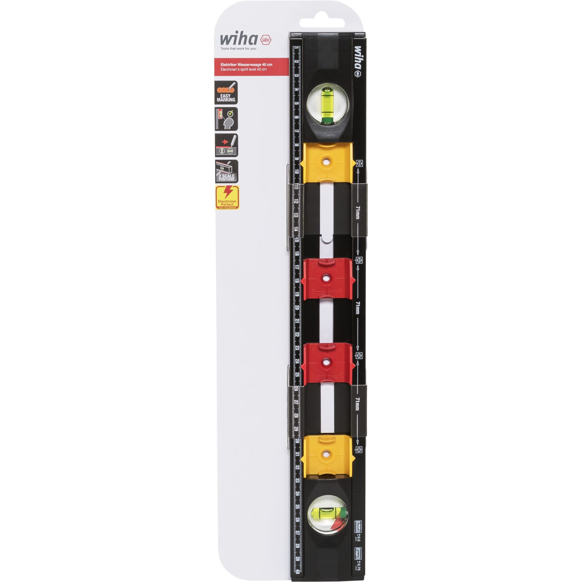 Wiha SB 246-91 Electricians spirit level Wiha SB 246-91 Electricians spirit level