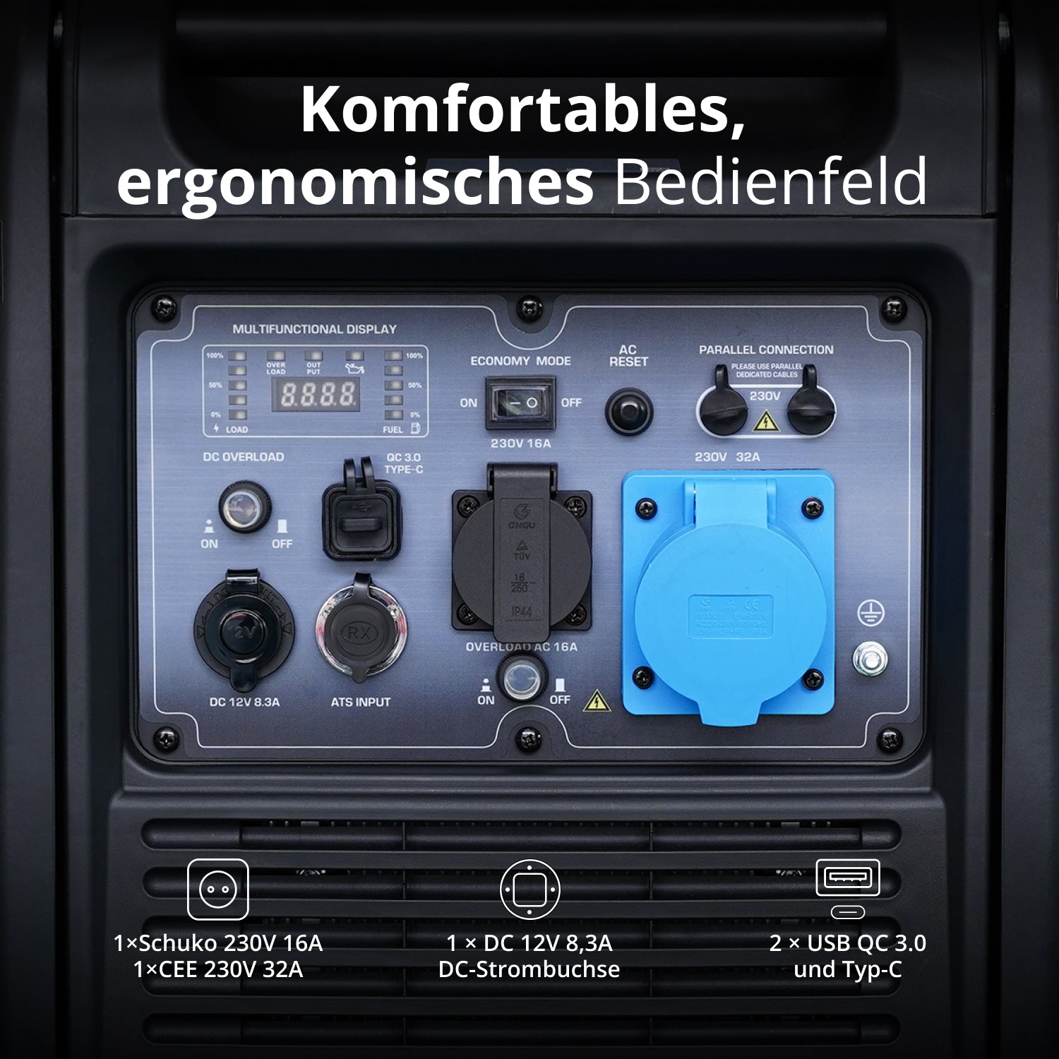 Könner & Söhnen Inverter-Generator KS 6000iE S