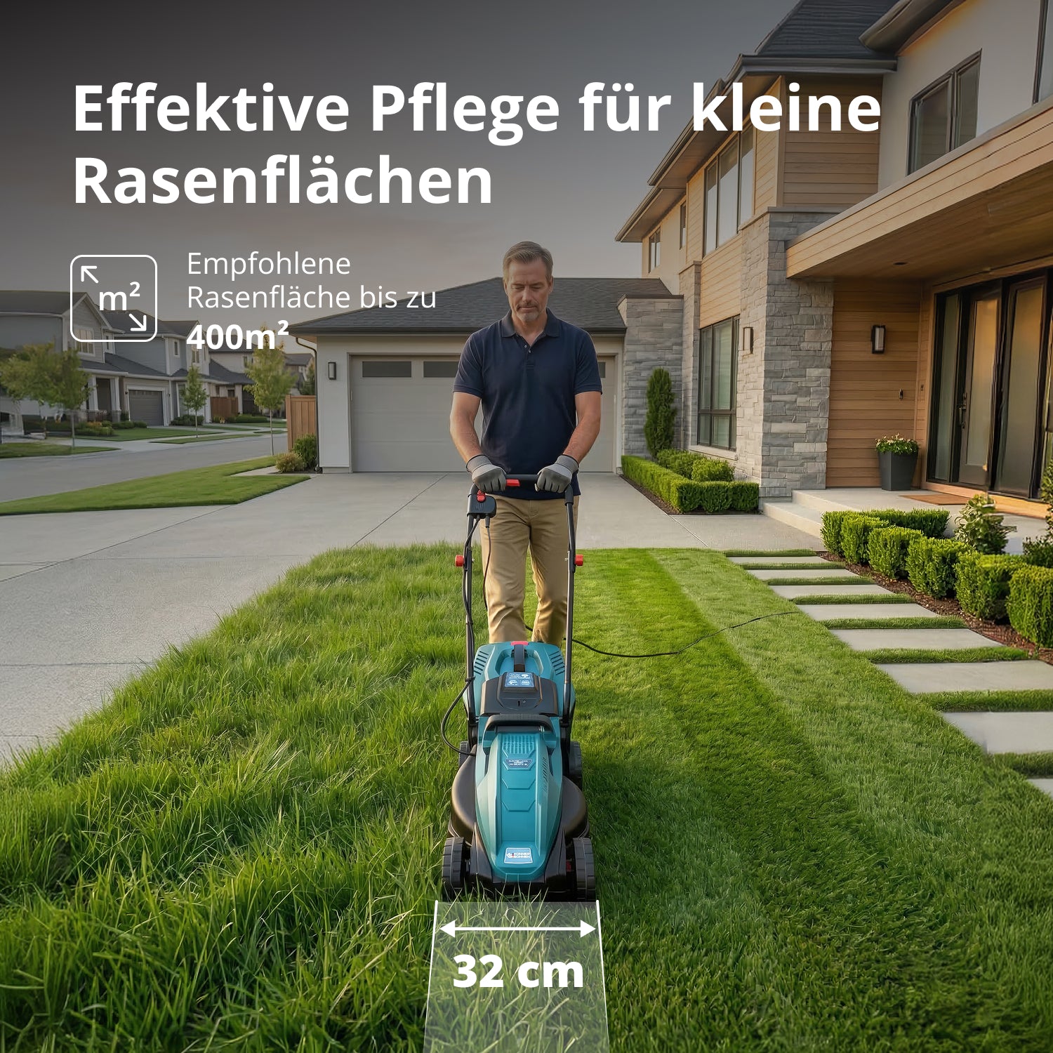 Elektrischer Rasenmäher KS 32LM12-BL