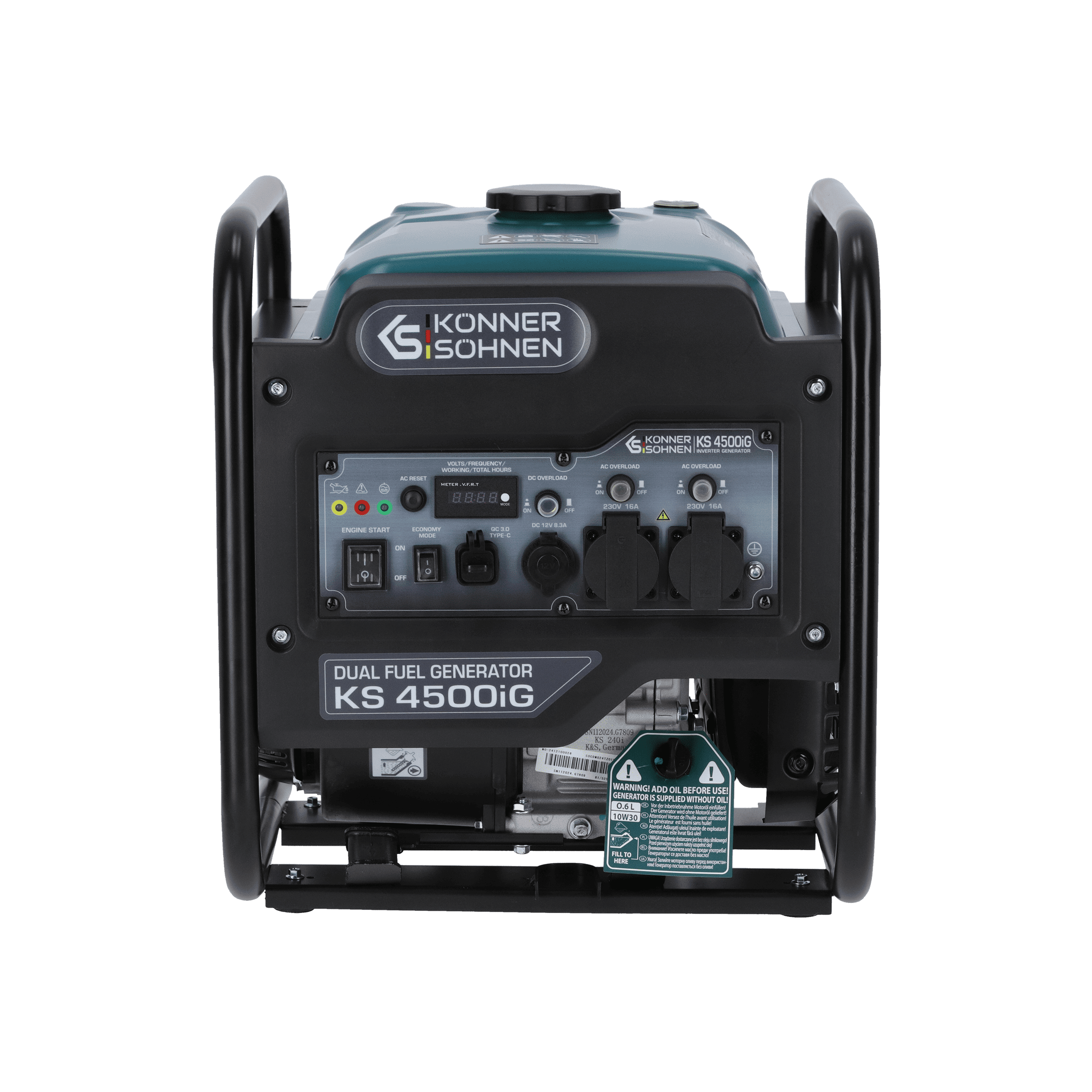 Dual Fuel-Inverter-Generator KS 4500iG