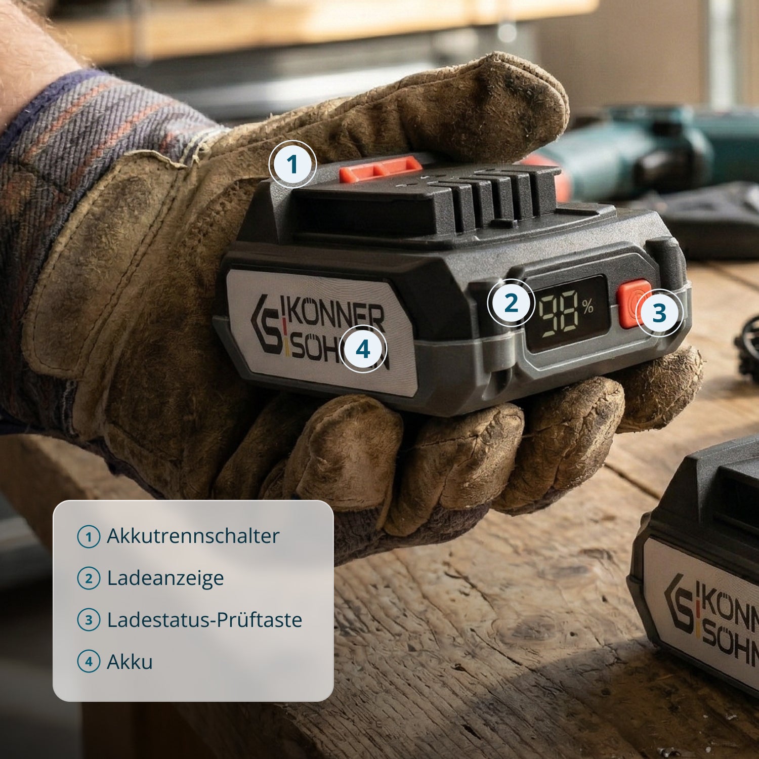 Li-Ion Akku 20V KS 20V2-1