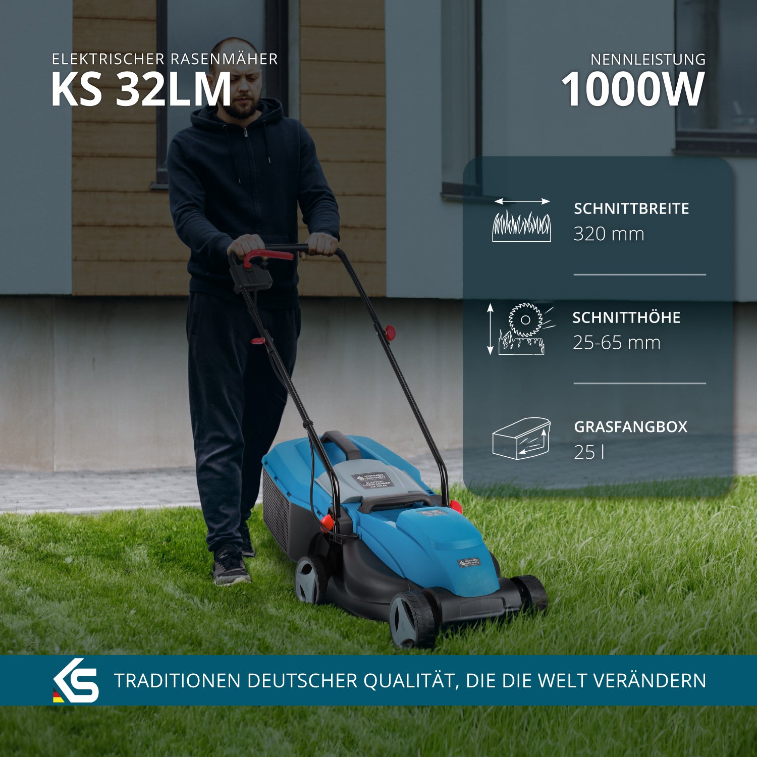 Elektrischer Rasenmäher KS 32LM