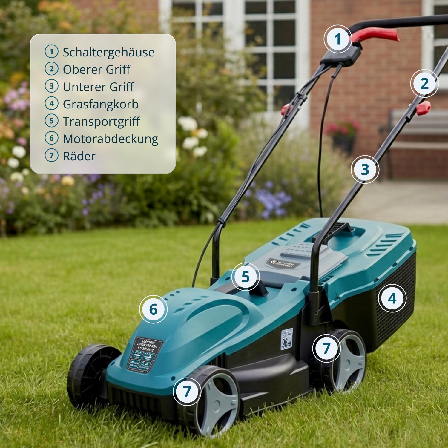 Elektrischer Rasenmäher KS 32LM12