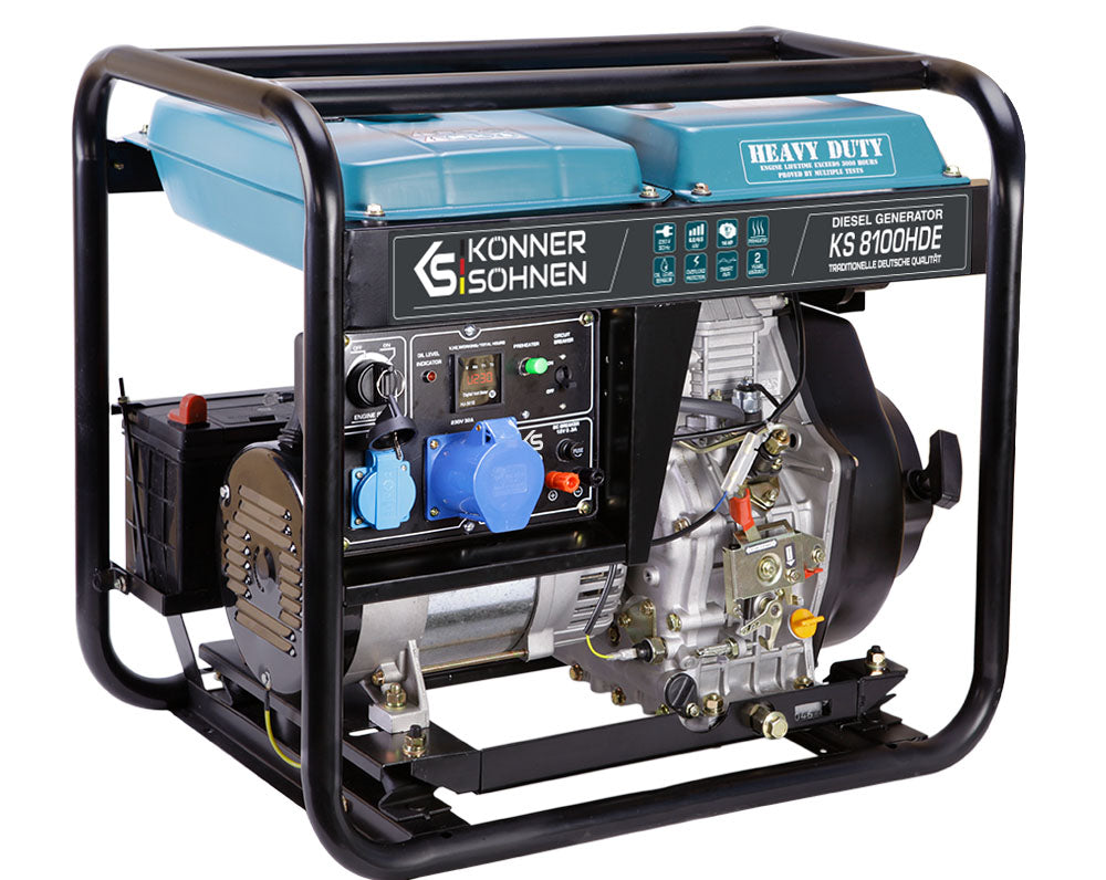 Diesel-Generator "Könner & Söhnen" KS 8100HDE (EURO V)