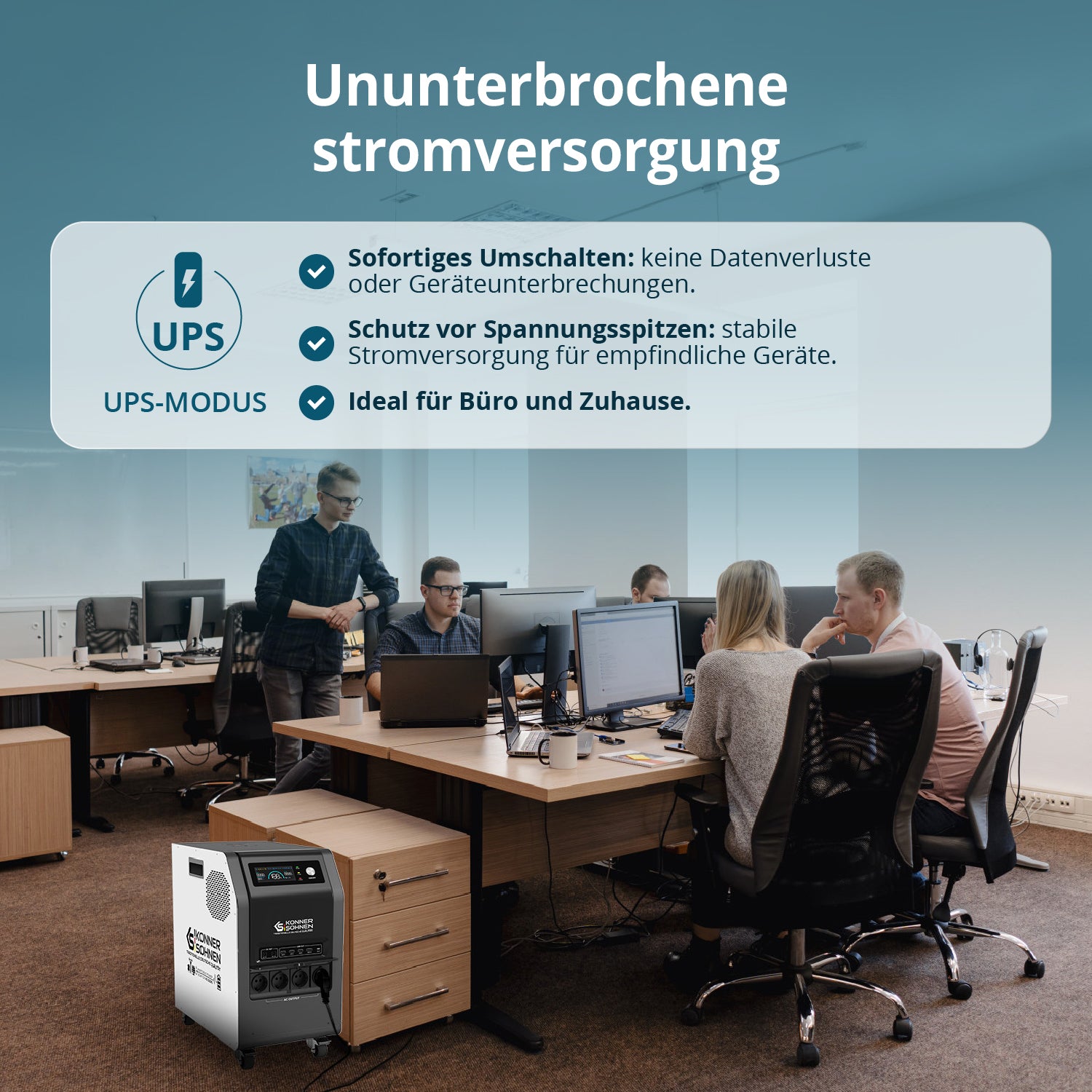 Tragbare 3-in-1-Stromstation KS 3000PS