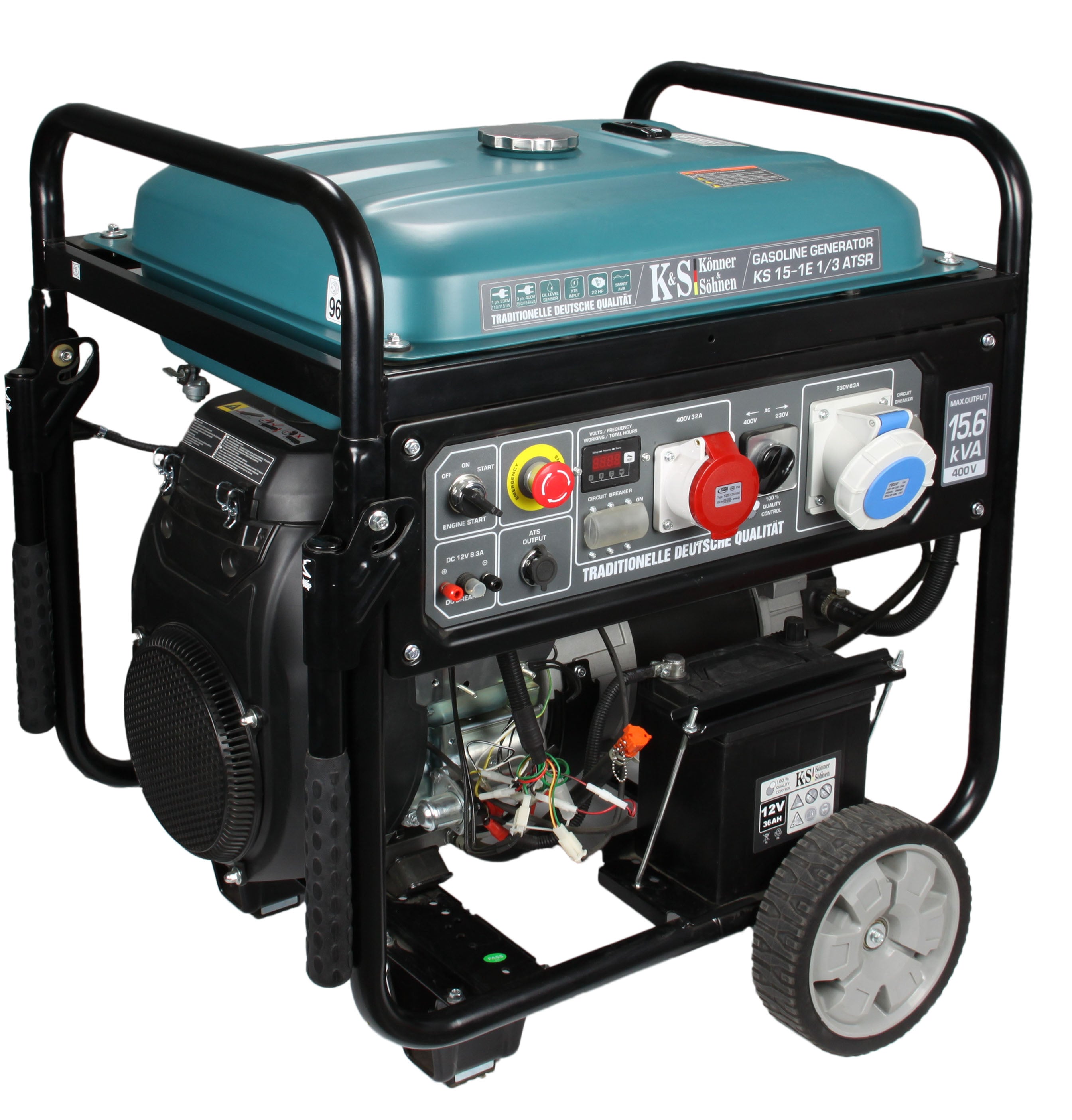 Könner & Söhnen Benzin-Generator KS 15-1E 1/3 ATSR