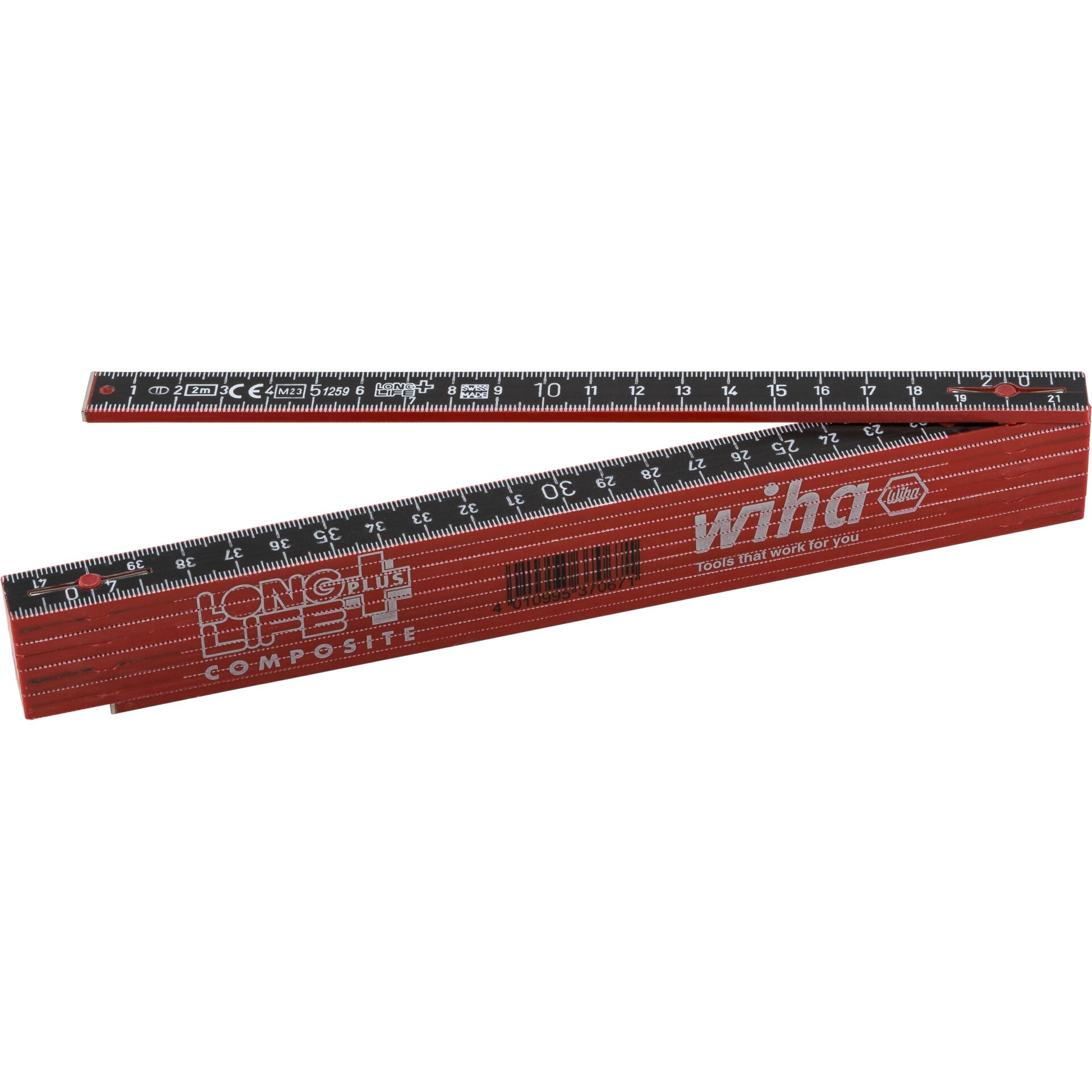 Wiha Gliedermaßstab Longlife Plus Composite 2 m metrisch Wiha Gliedermaßstab Longlife Plus Composite 2 m metrisch