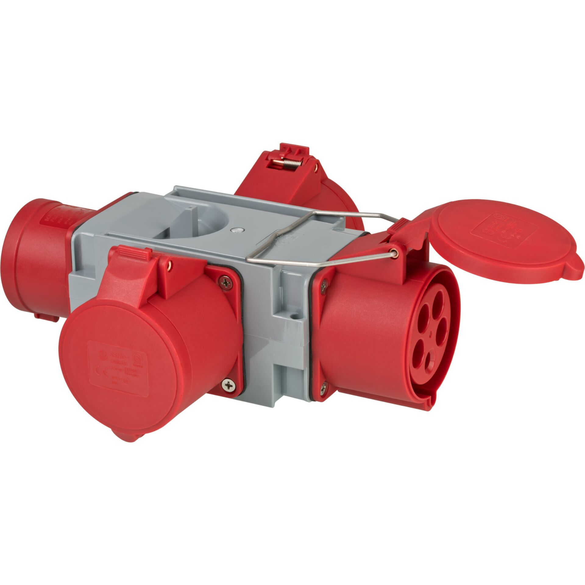 Brennenstuhl Kreuzverteiler CEE4 00V/32A 3fach Brennenstuhl Kreuzverteiler CEE4 00V/32A 3fach