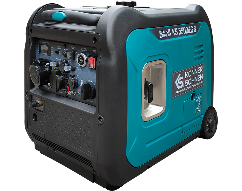 Könner & Söhnen LPG/Benzin-Inverter-Generator KS 5500iEG S