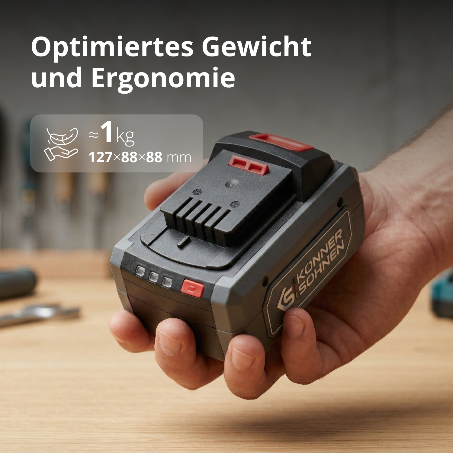 Könner & Söhnen Li-Ion Akku 20V KS 20V8-2