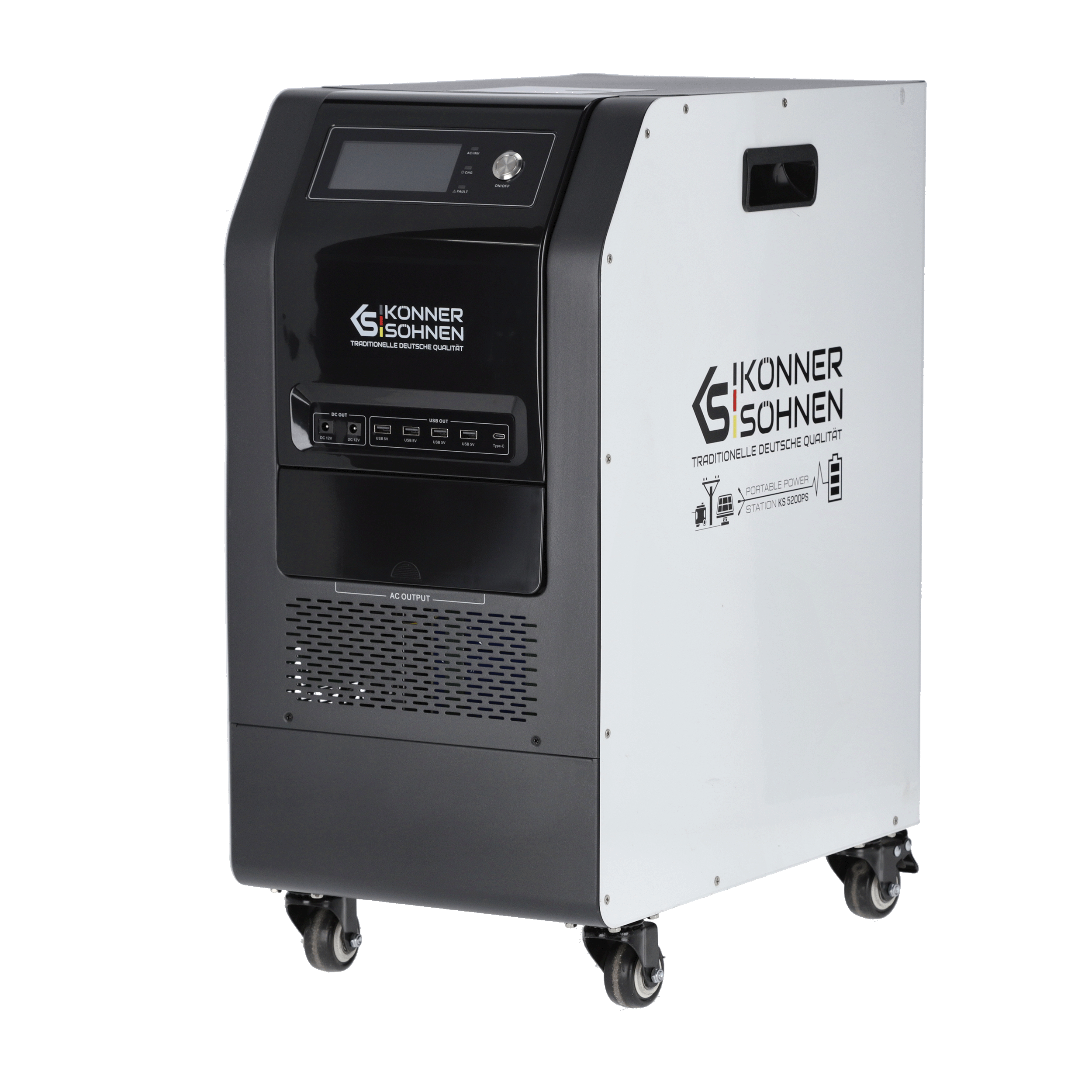 Tragbare 3-in-1-Stromstation KS 5200PS