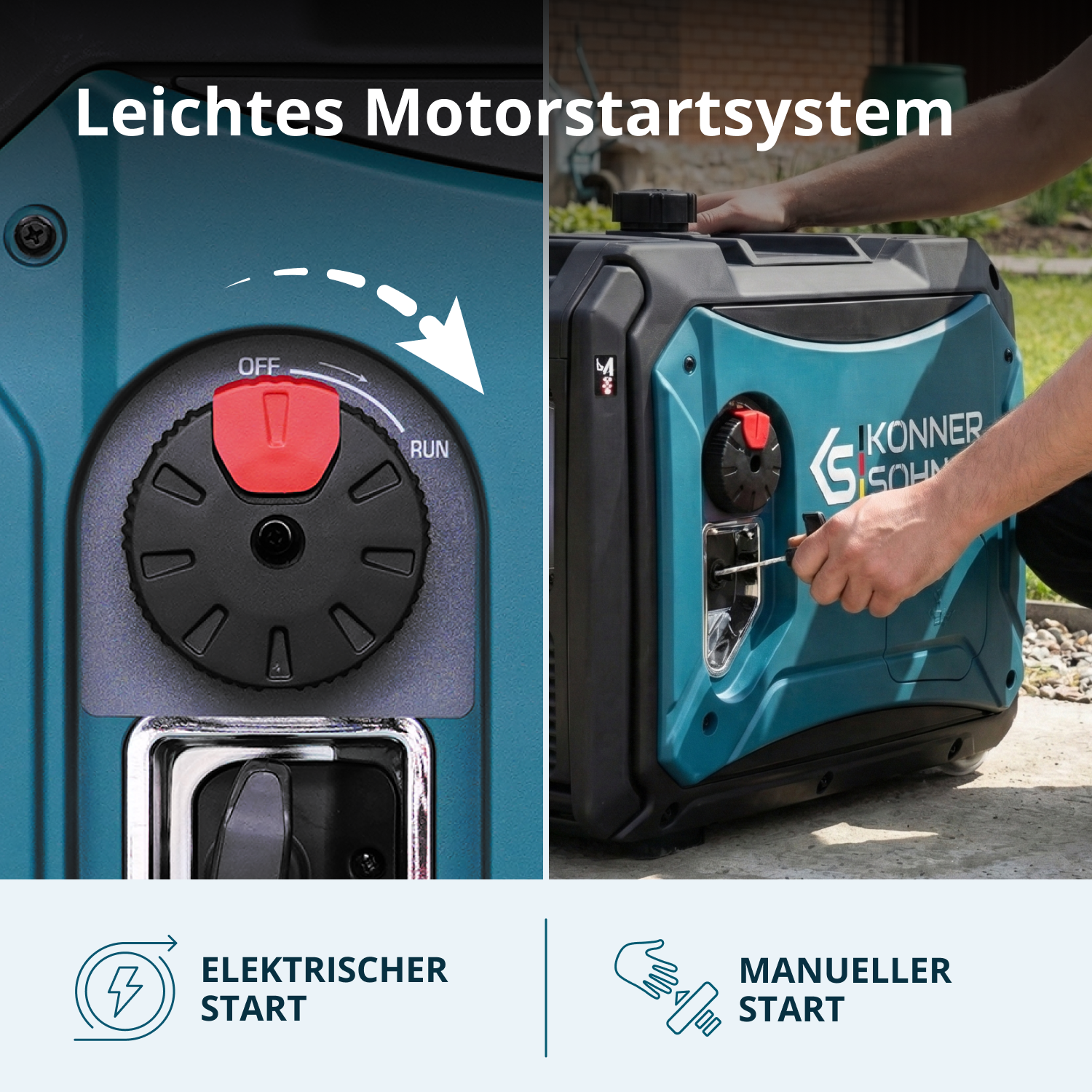 Könner & Söhnen Inverter-Generator KS 4000iE S