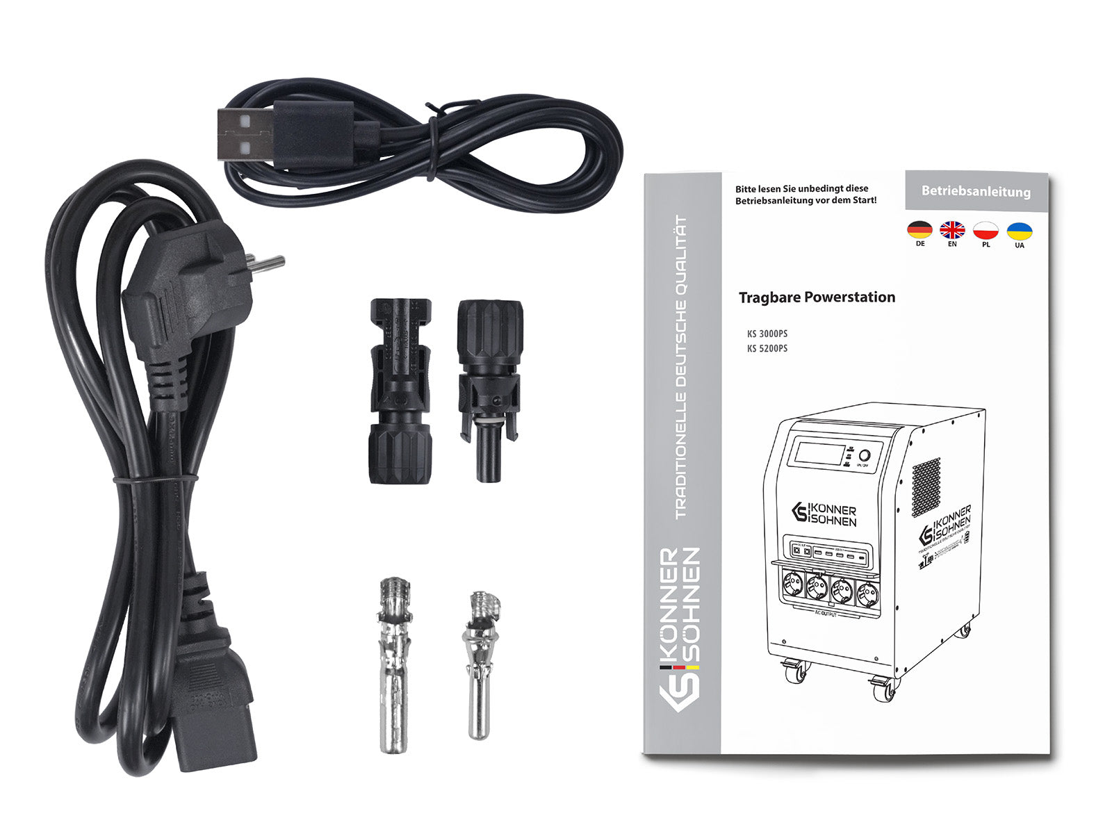 Tragbare 3-in-1-Stromstation KS 3000PS