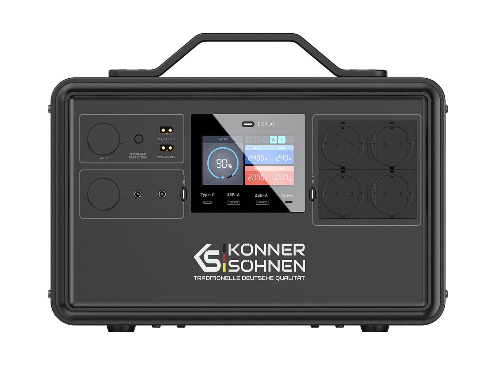 Könner & Söhnen Tragbare Powerstation KS 2400PS