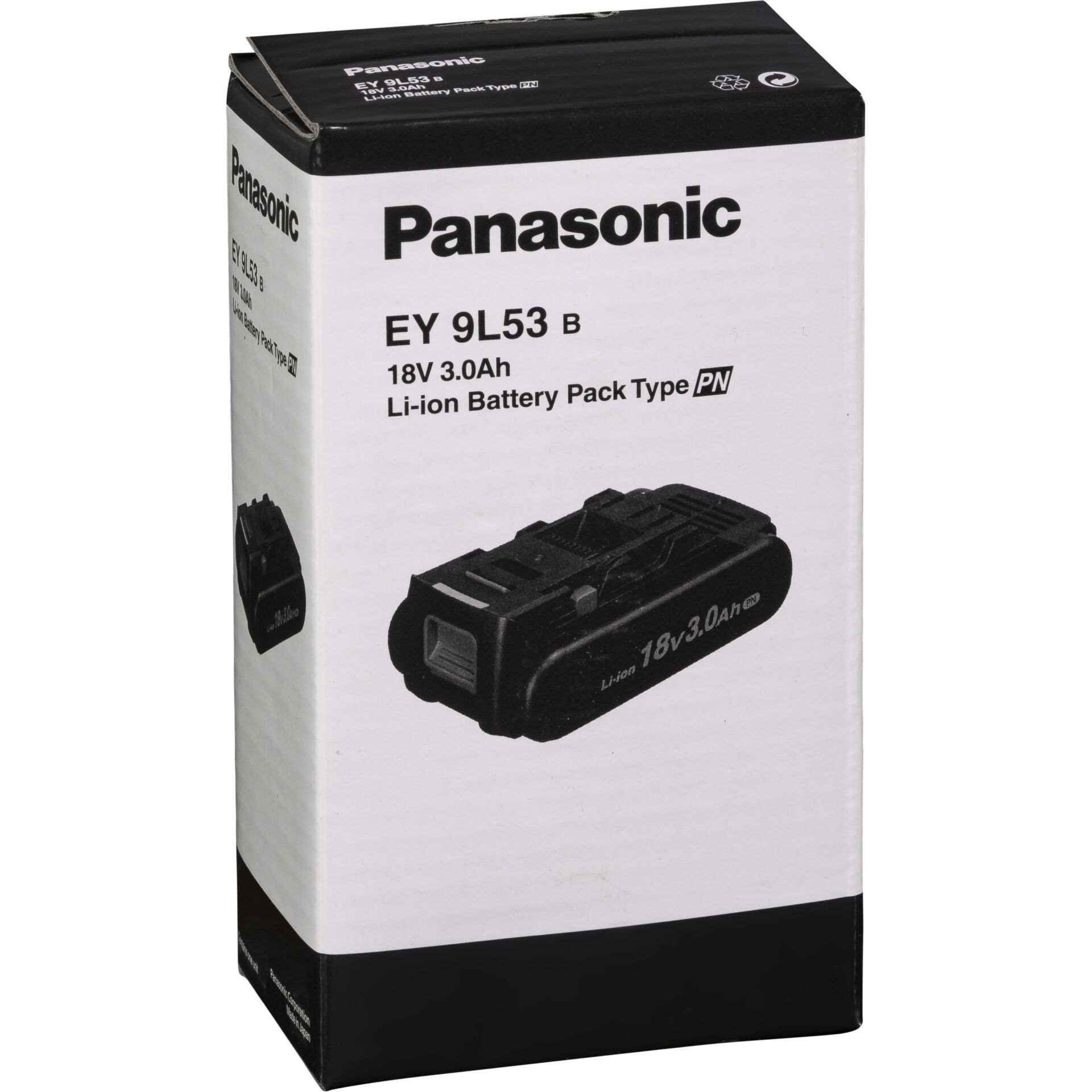 Panasonic EY 9L53 B Akku 18,0 V/3,0 Ah Li-Ion