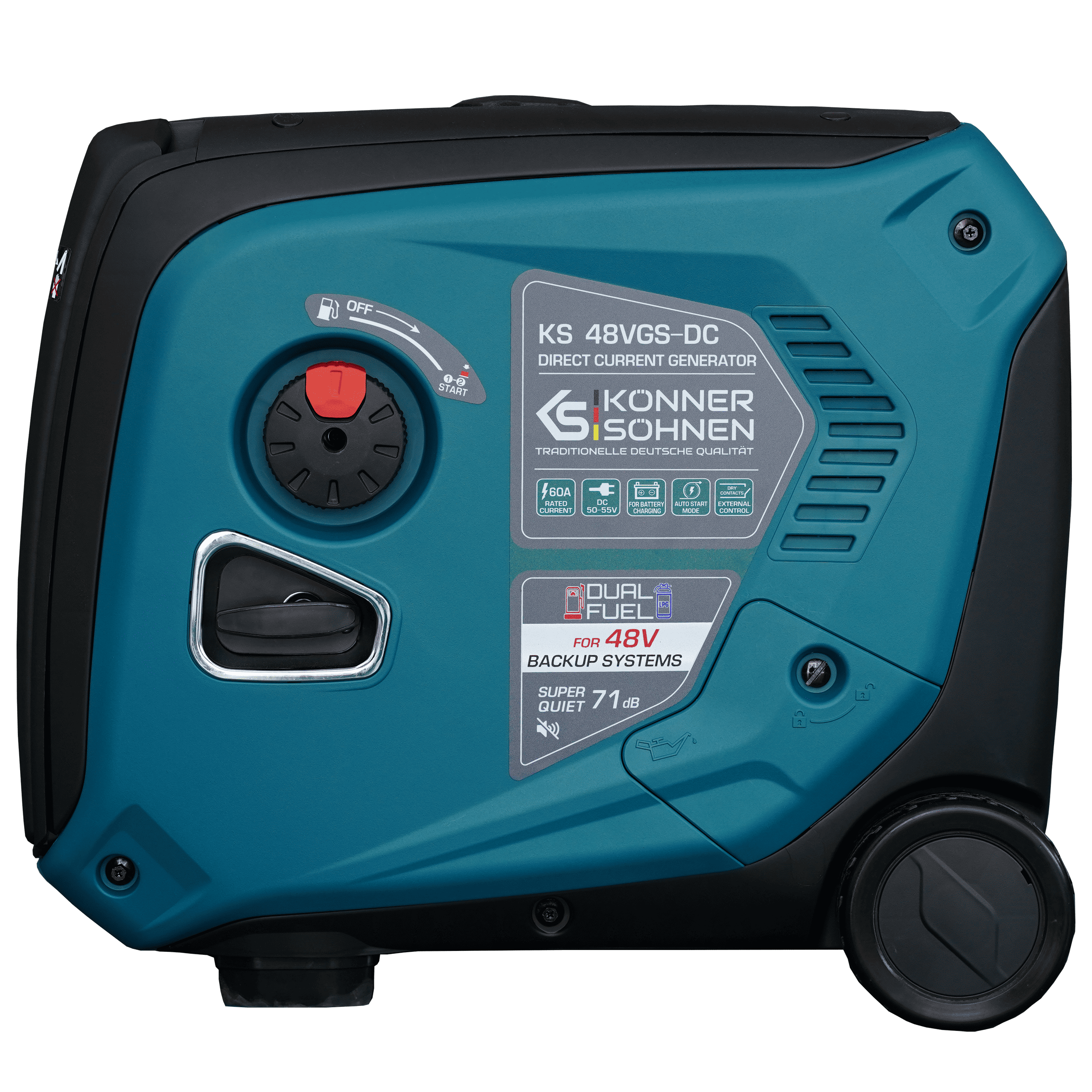 Gleichstromgenerator KS 48VGS-DC, Version 50–55V