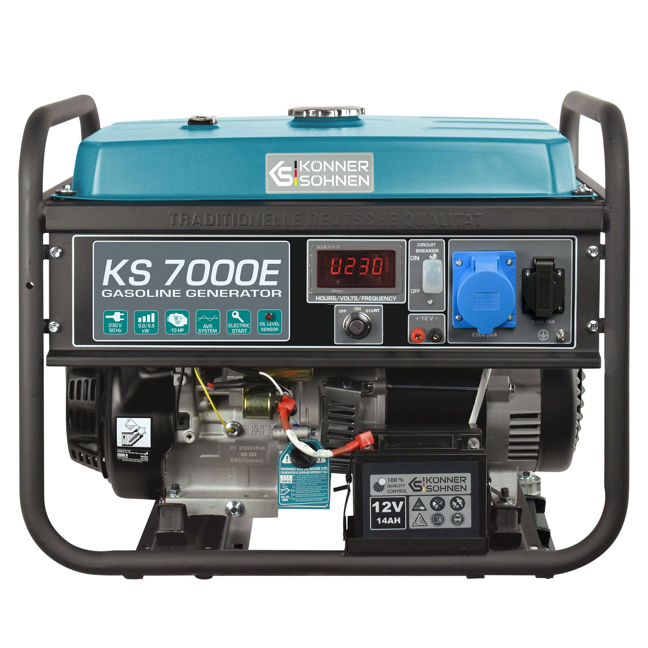 Benzin-Generator "Könner & Söhnen" KS 7000E