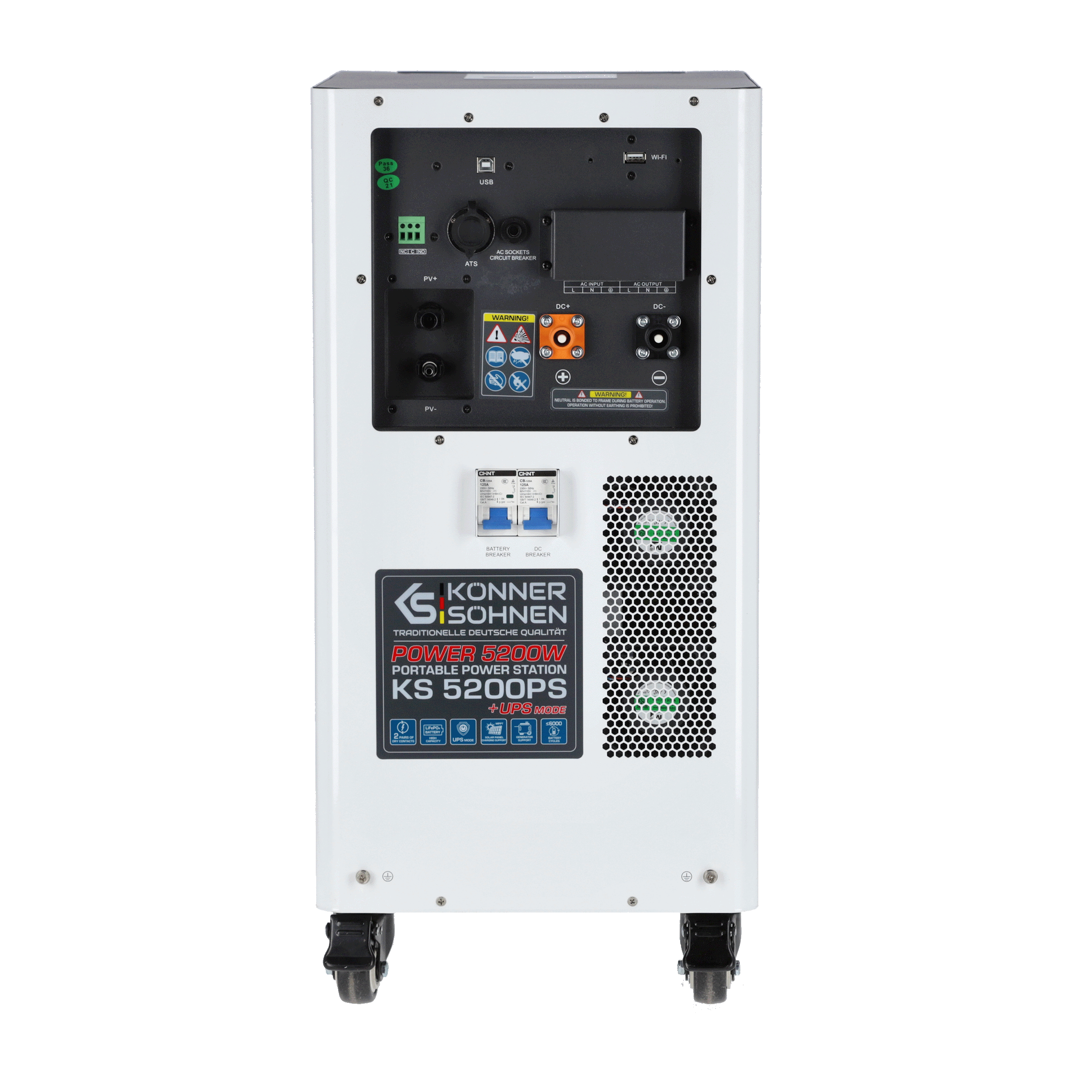 Tragbare 3-in-1-Stromstation KS 5200PS