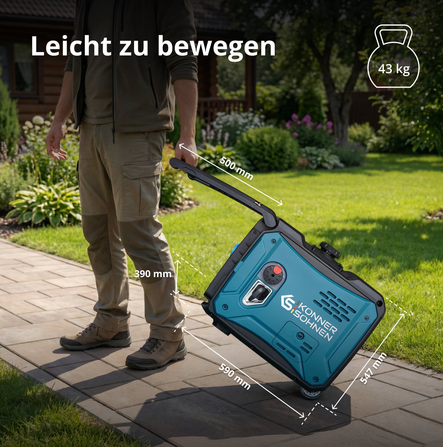 Könner & Söhnen Inverter-Generator KS 6000iE S