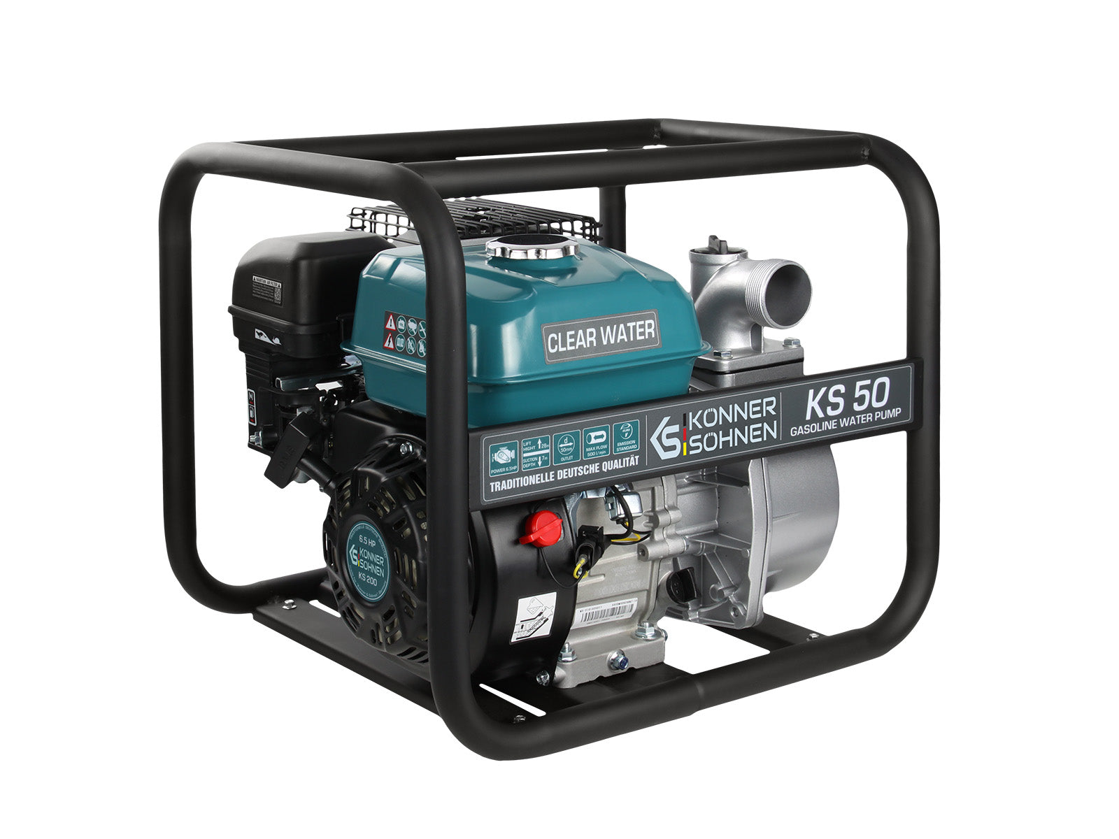 Könner & Söhnen Motorpumpe für sauberes Wasser KS 50