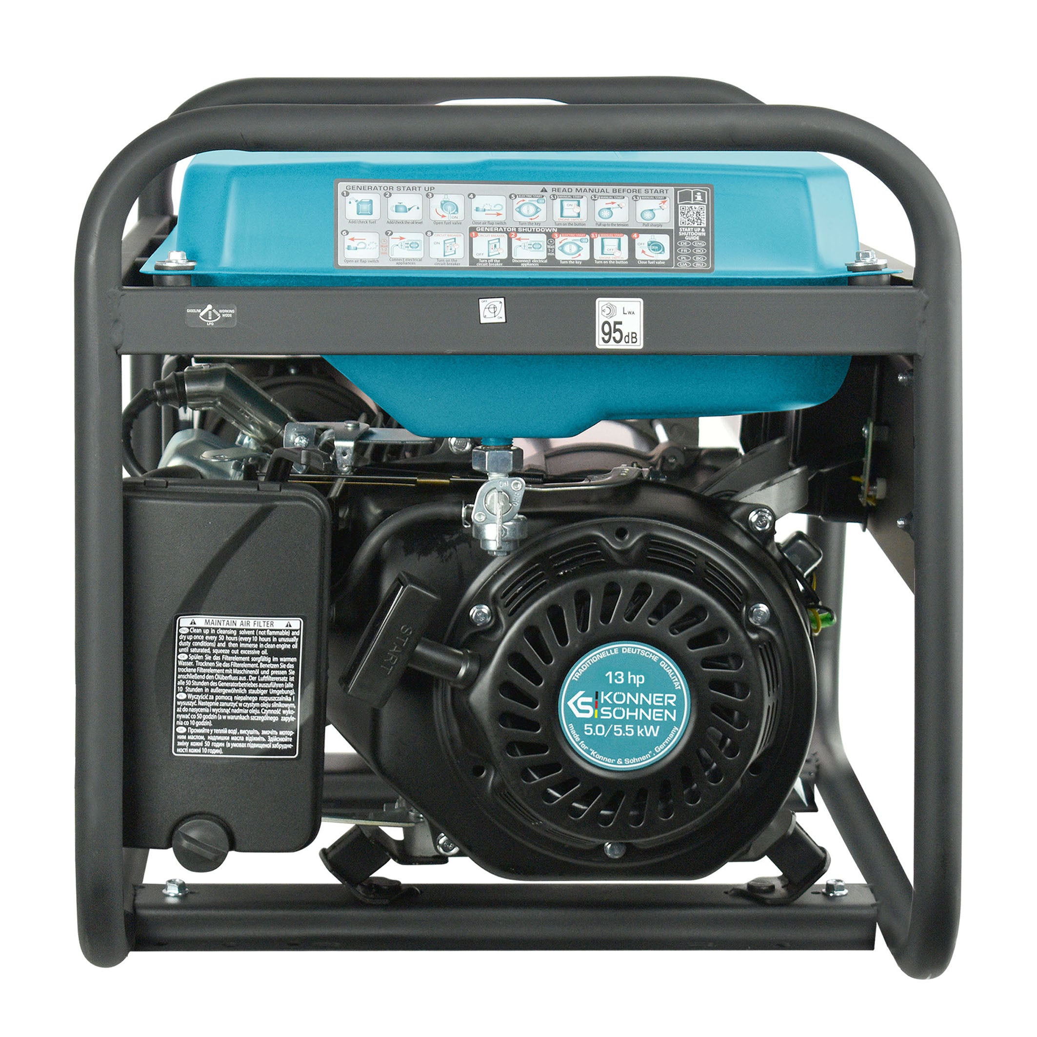 Benzin-Generator "Könner & Söhnen" KS 7000E ATS
