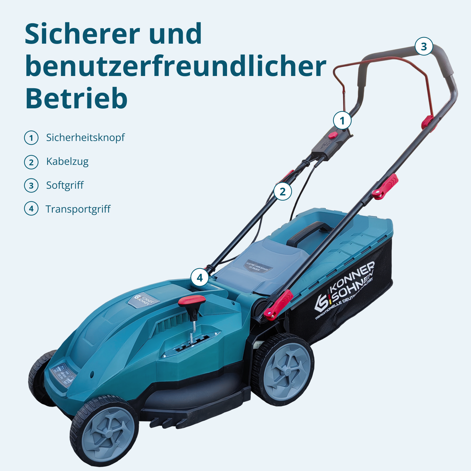 Elektrischer Rasenmäher KS 38LM16
