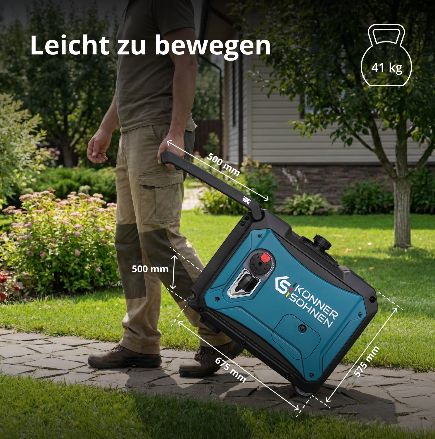 Könner & Söhnen LPG/Benzin-Inverter-Generator KS 4000iEG S