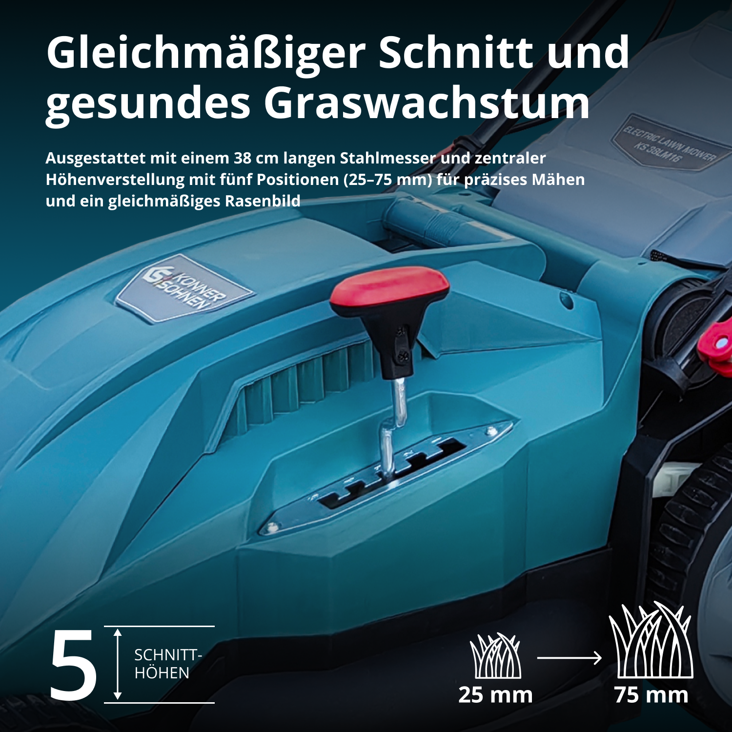Elektrischer Rasenmäher KS 38LM16