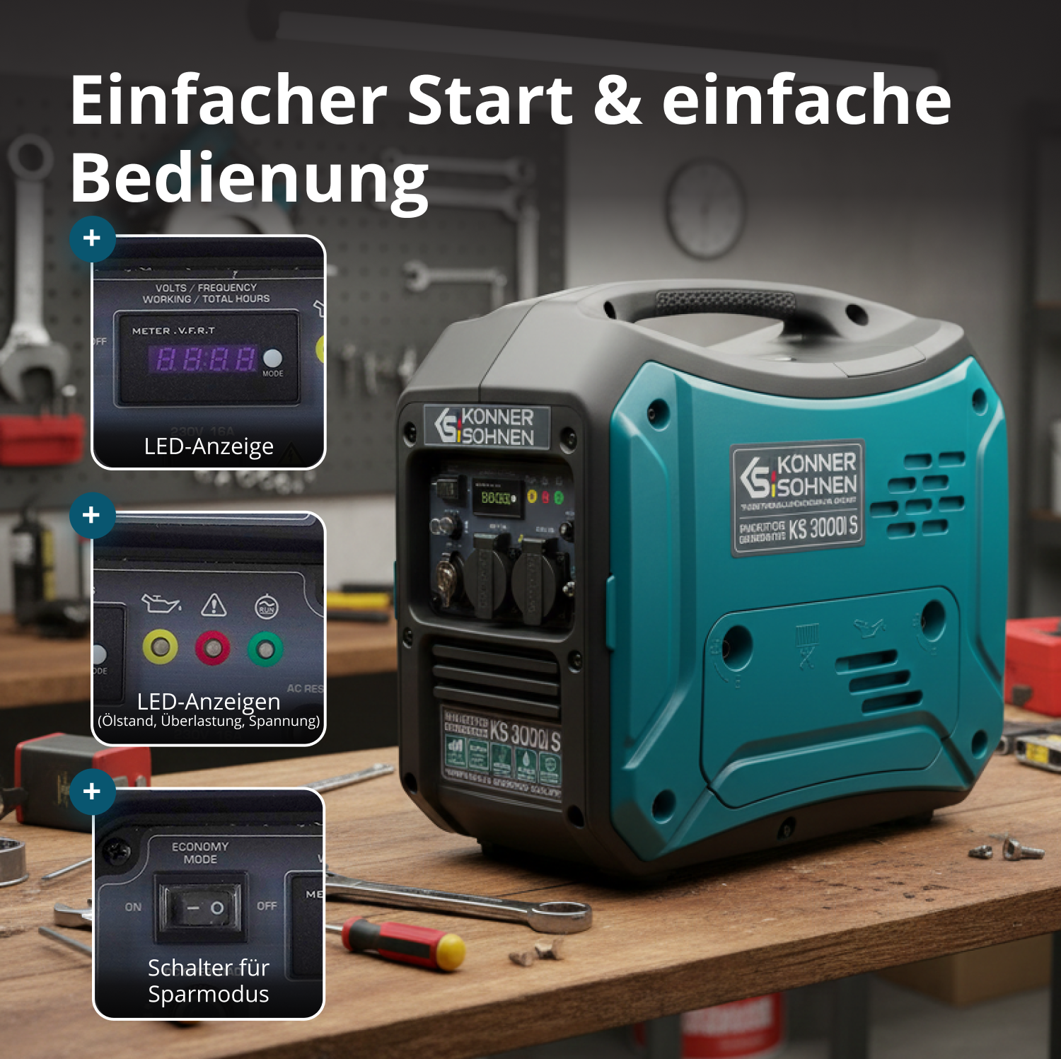 Invertergenerator KS 3000i S