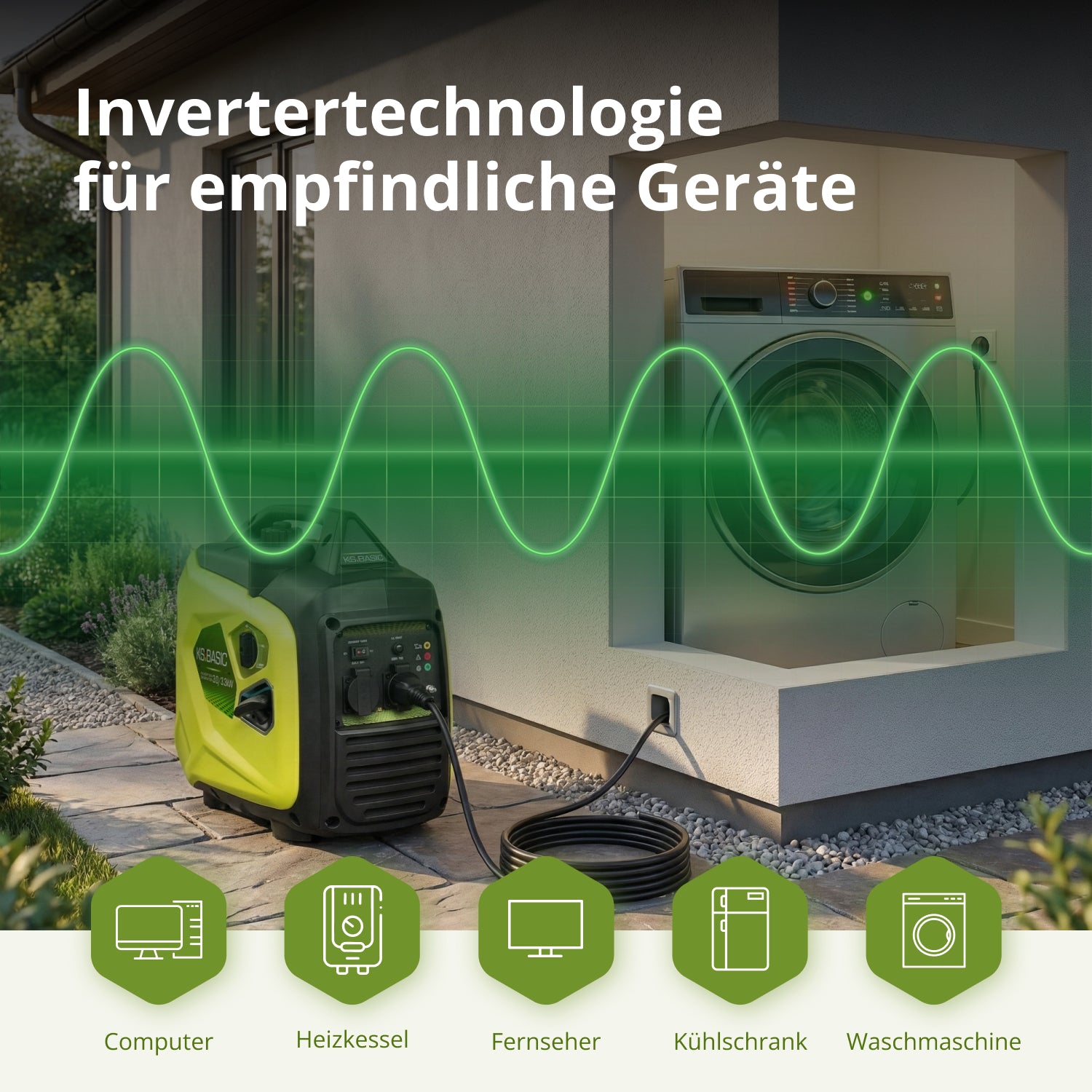 Inverter-Benzingenerator KSB 33i S