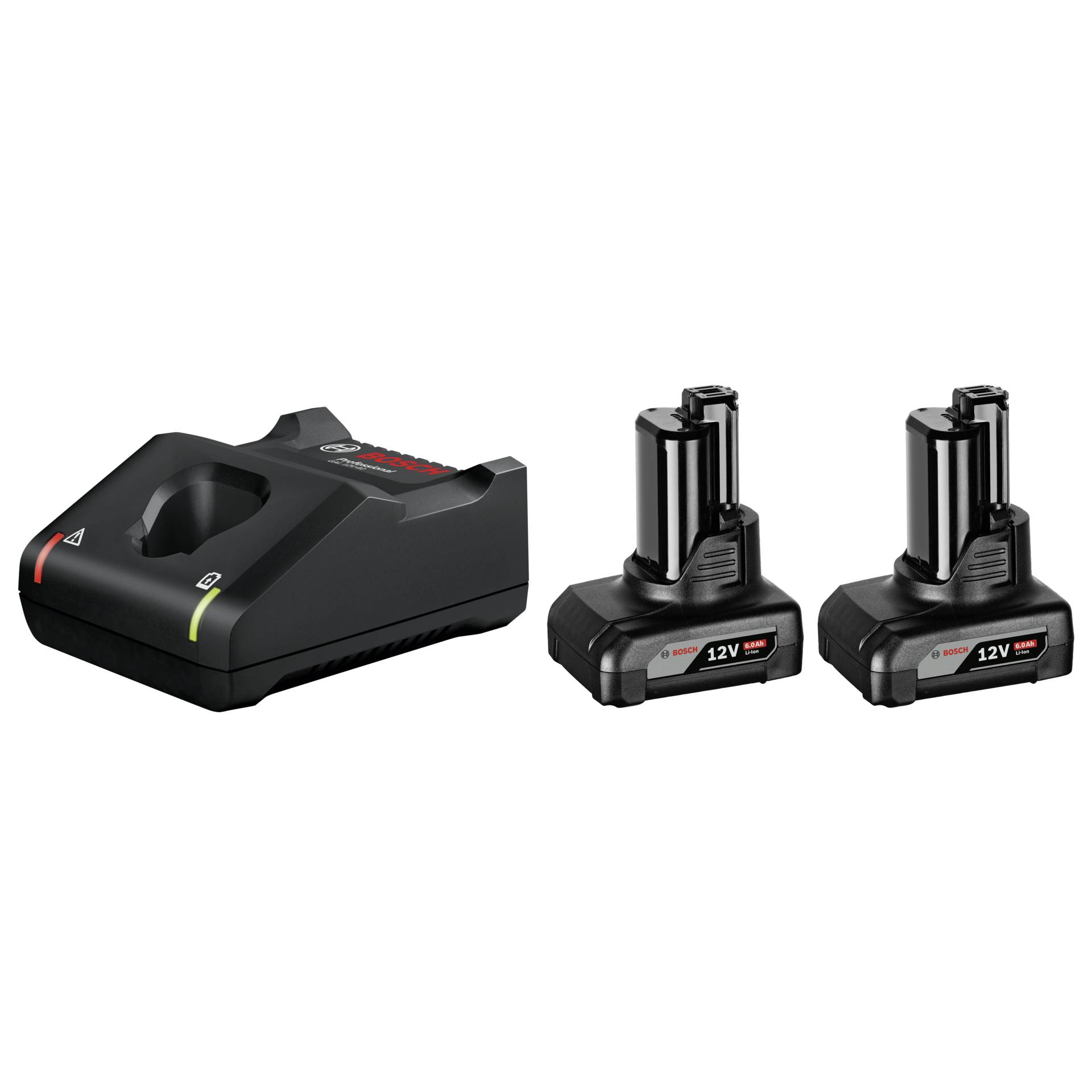 Bosch 2x 6.0Ah, GAL 12V-40 Akku