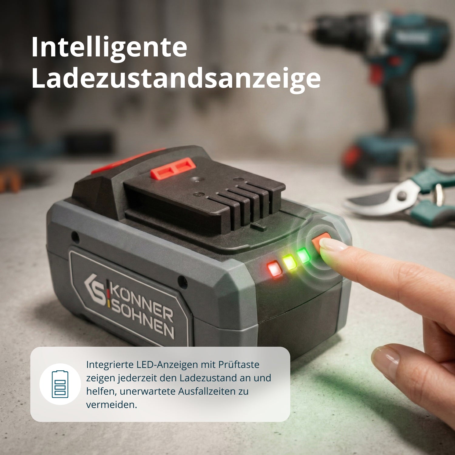 Könner & Söhnen Li-Ion Akku 20V KS 20V6-2