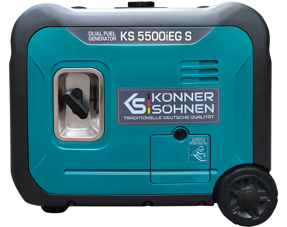 Könner & Söhnen LPG/Benzin-Inverter-Generator KS 5500iEG S