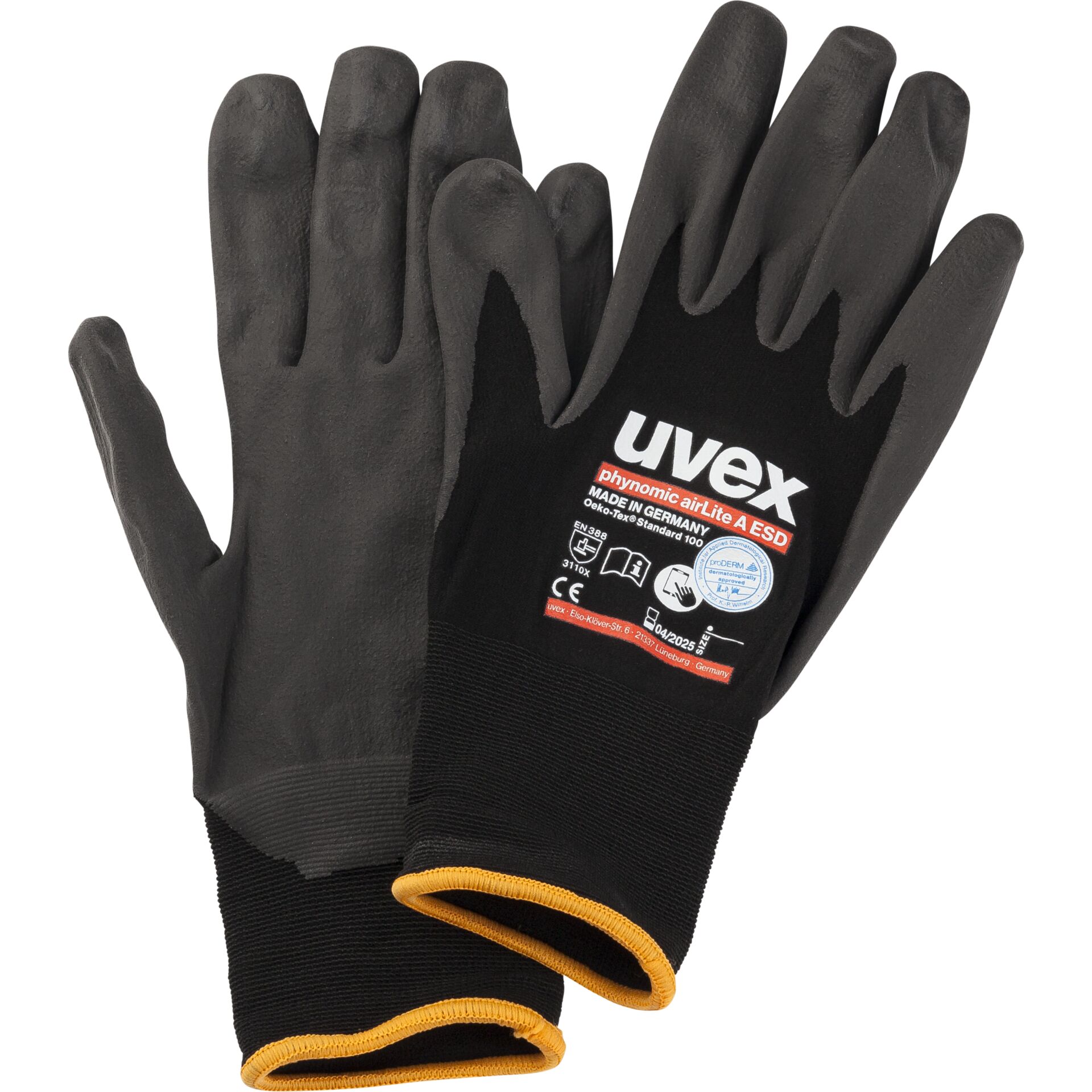 uvex Montagehandschuh phynomic airLite A ESD, Gr. 11 uvex Montagehandschuh phynomic airLite A ESD, Gr. 11