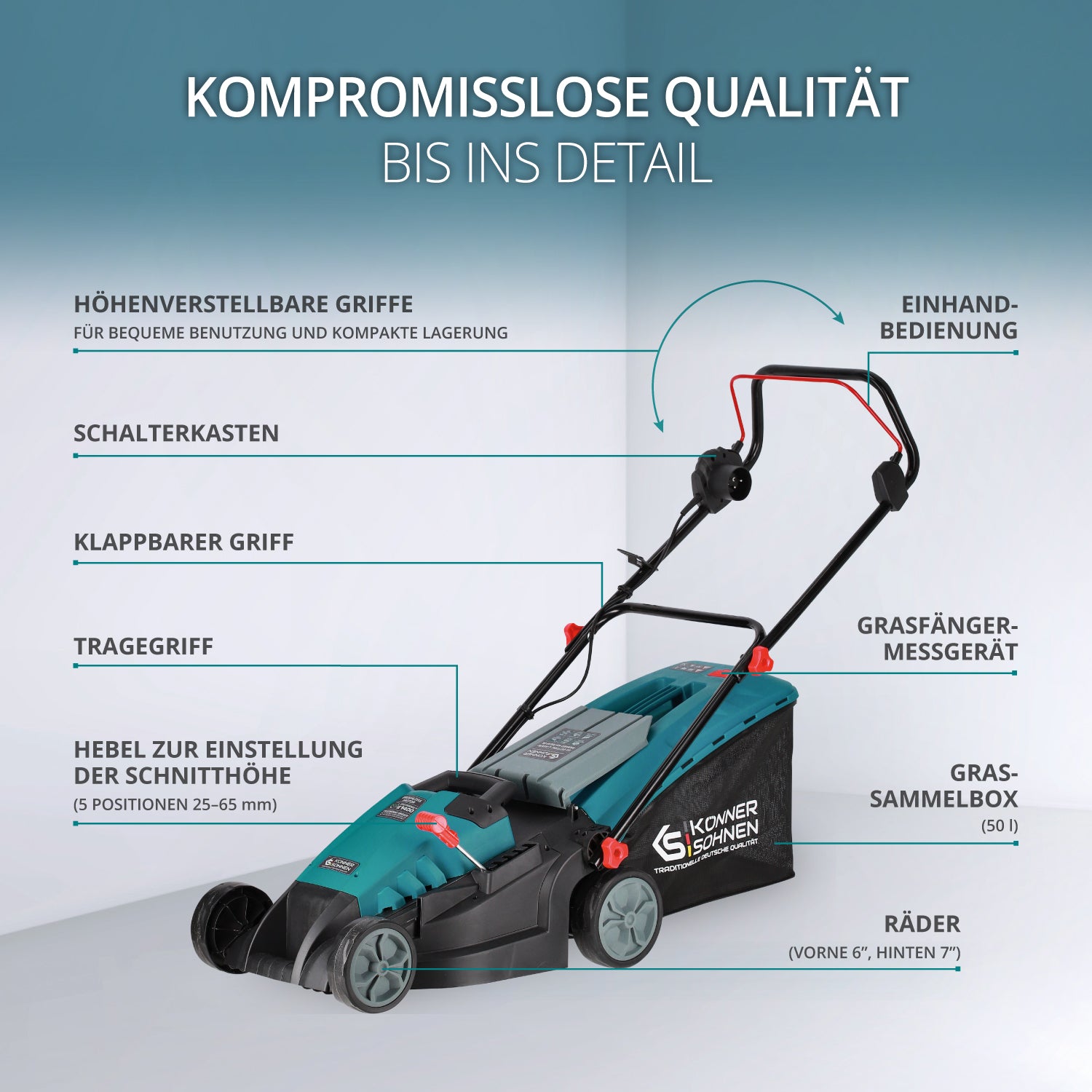 Elektrischer Rasenmäher KS 38LM-BL