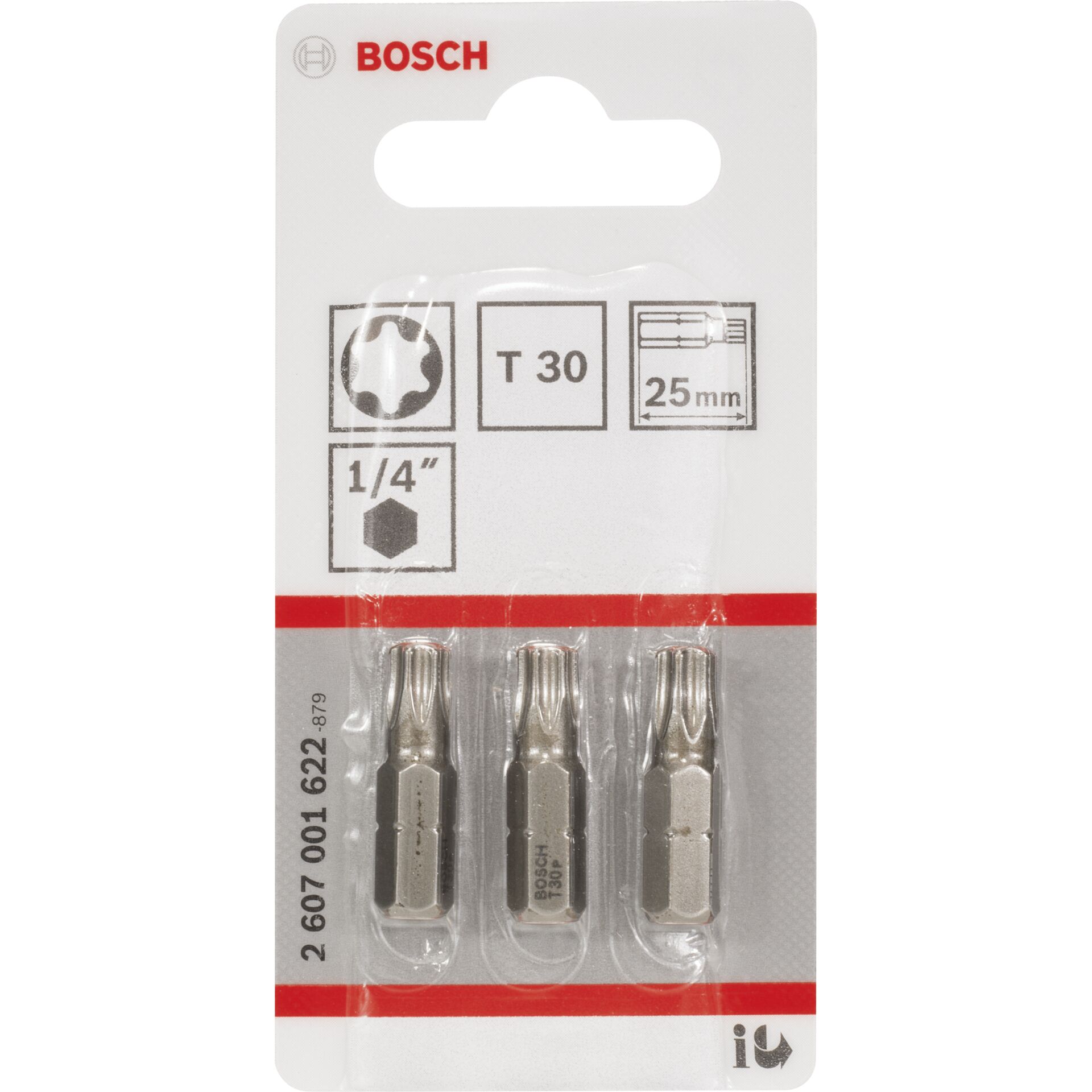 Bosch 3ST Torxschr.Bit T30 XH 25mm Bosch 3ST Torxschr.Bit T30 XH 25mm