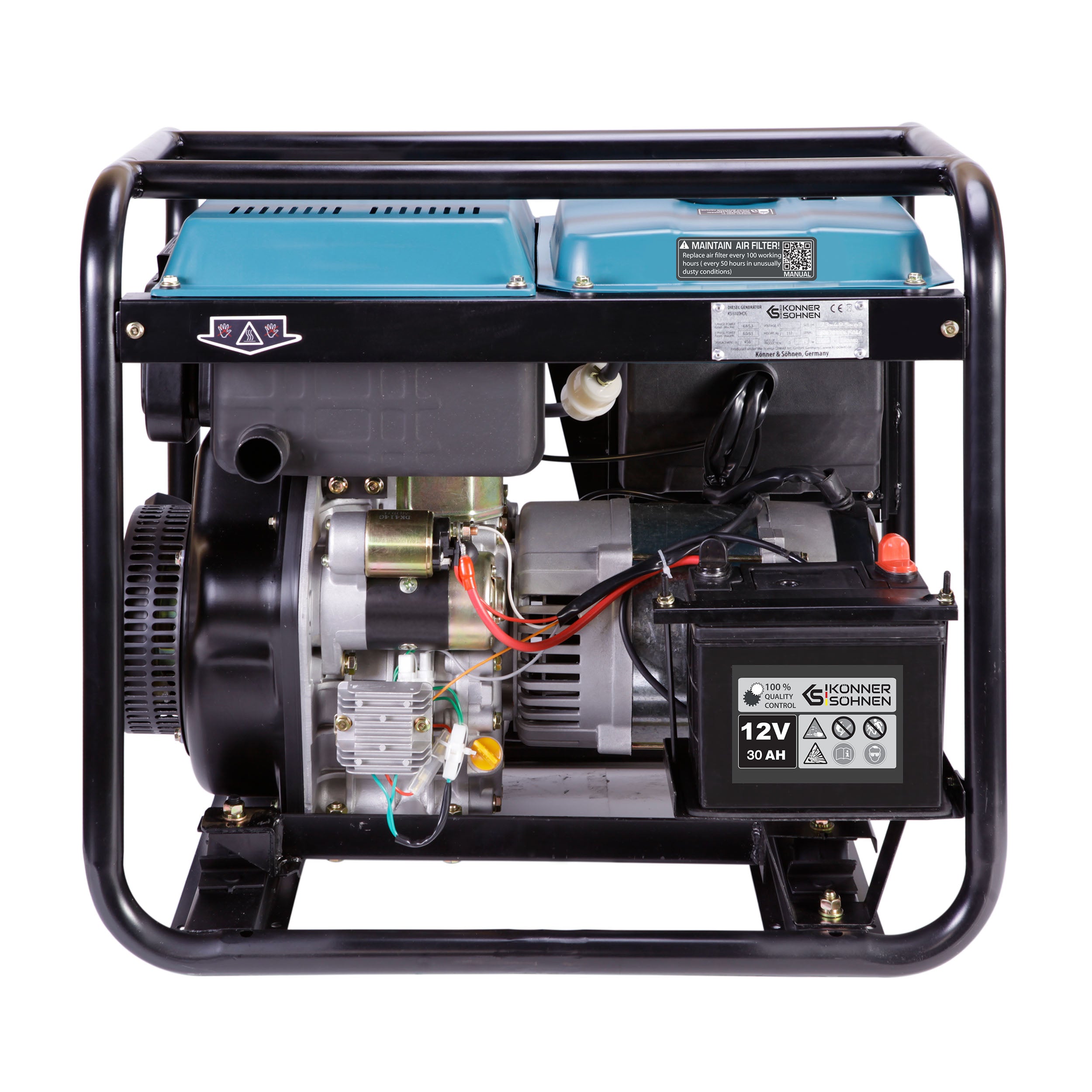 Diesel-Generator "Könner & Söhnen" KS 9100HDE-1/3 ATSR (EURO V)