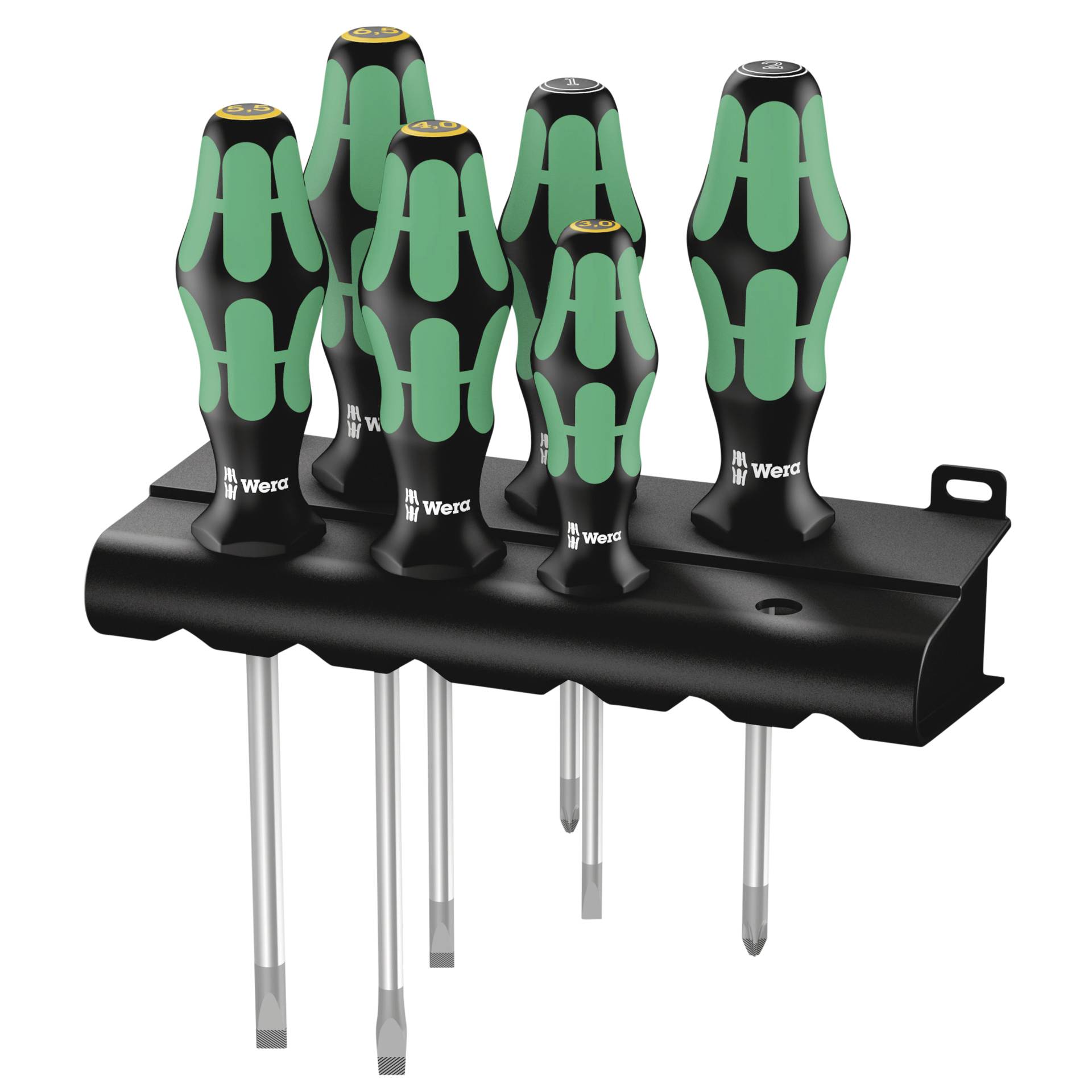 Wera 334/355/6 Kraftform Plus Lasertip Schraubendrehersatz Wera 334/355/6 Kraftform Plus Lasertip Schraubendrehersatz