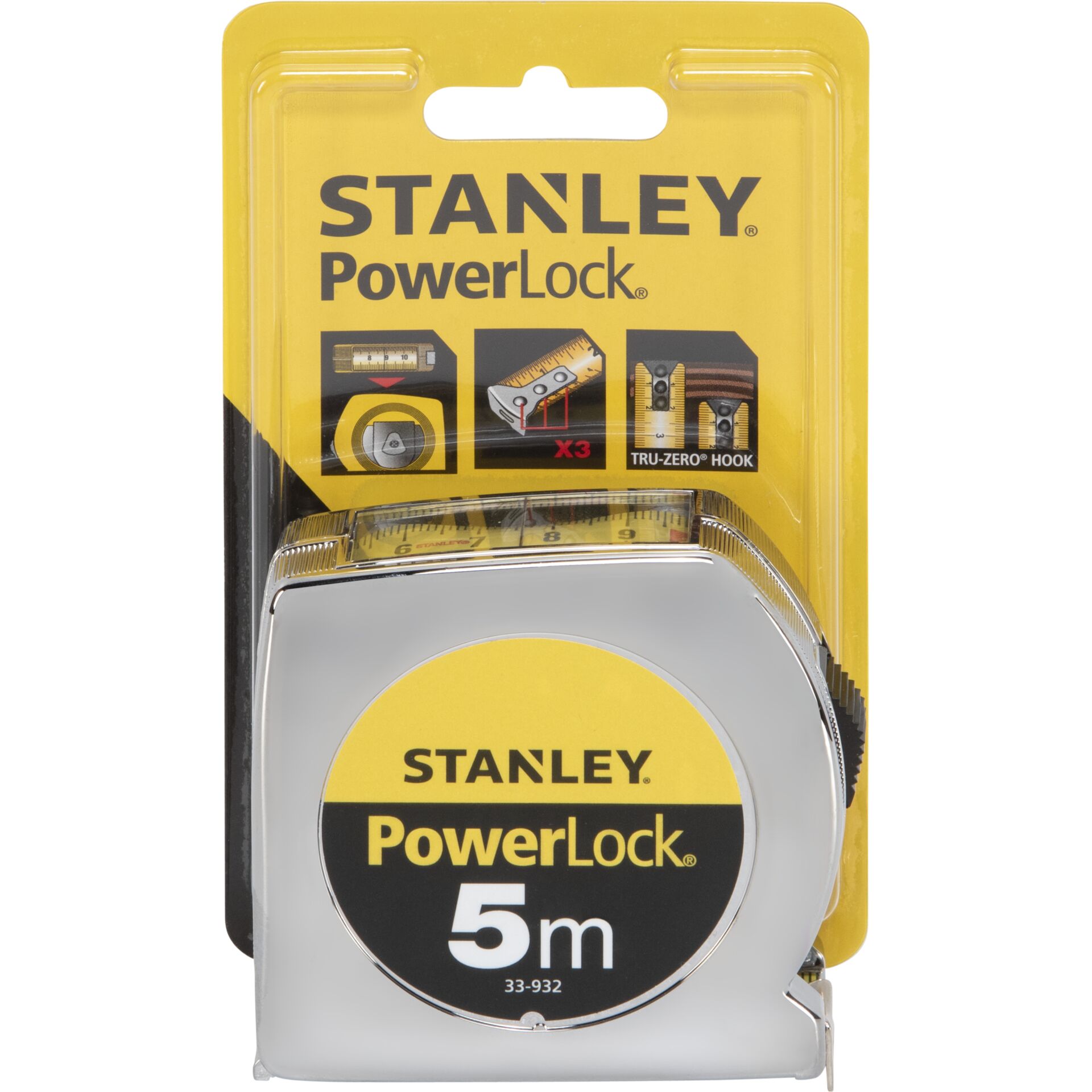 Stanley Bandmaß Powerlock, 5m 19mm Stanley Bandmaß Powerlock, 5m 19mm