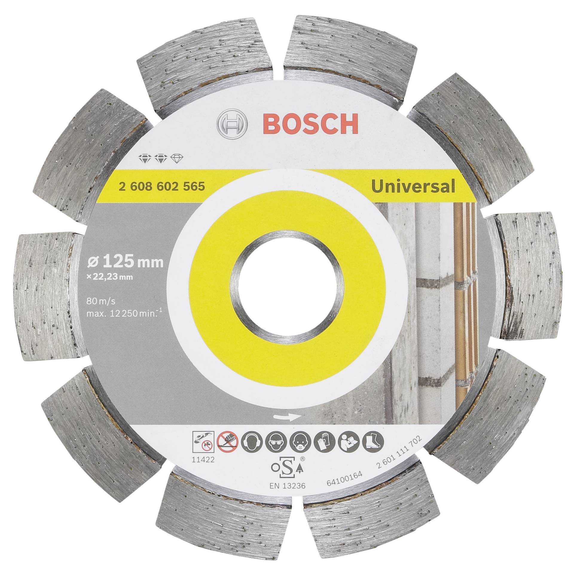 Bosch Diamanttrennscheibe Expert für Universal 125mm 22,23mm Bosch Diamanttrennscheibe Expert für Universal 125mm 22,23mm