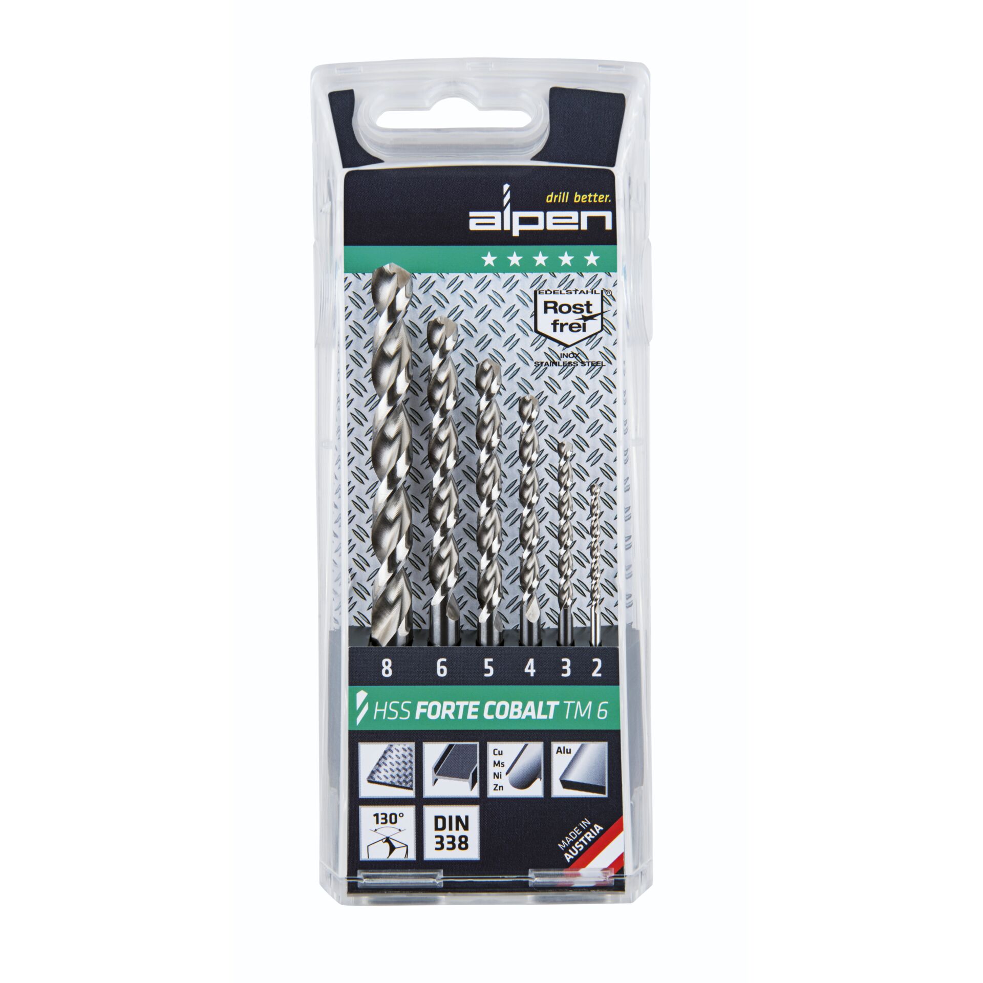 Alpen Kassette HSS Cobalt Forte TM 6 Alpen Kassette HSS Cobalt Forte TM 6