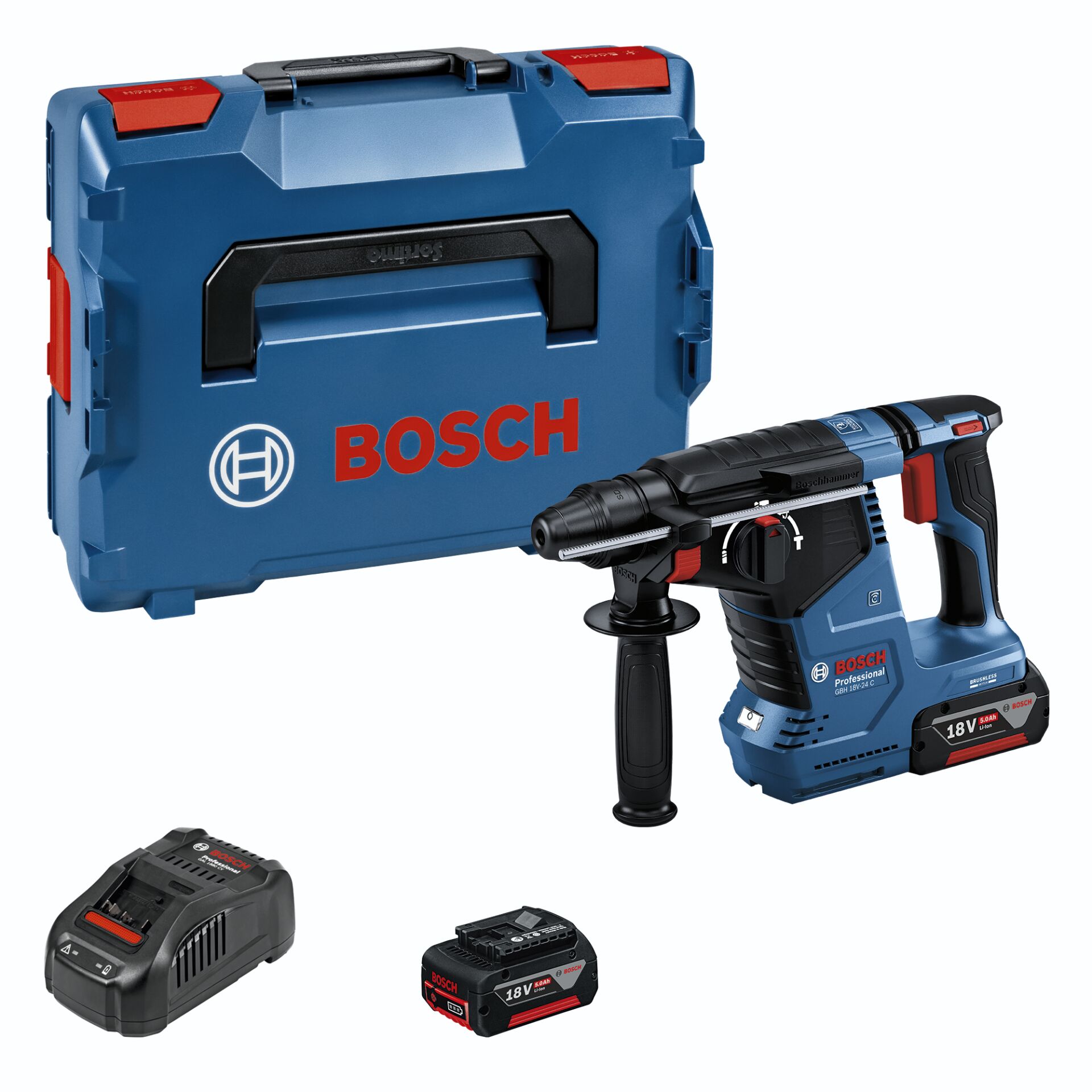 Bosch GBH 18V-24 C (2x5,0Ah, L) Bosch GBH 18V-24 C (2x5,0Ah, L)
