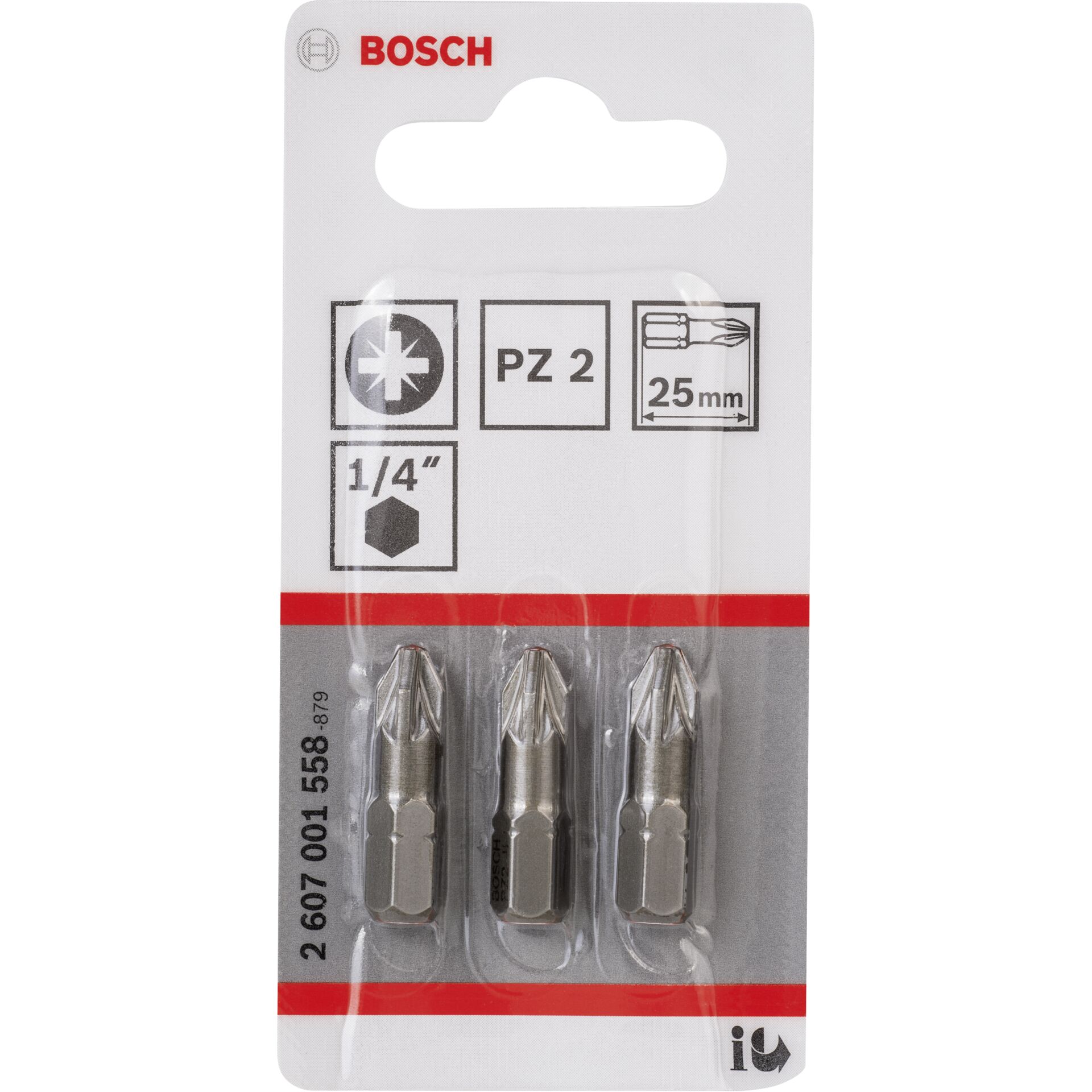 Bosch 3ST PZ Kreuzs.Bit Gr.2 XH 25mm Bosch 3ST PZ Kreuzs.Bit Gr.2 XH 25mm